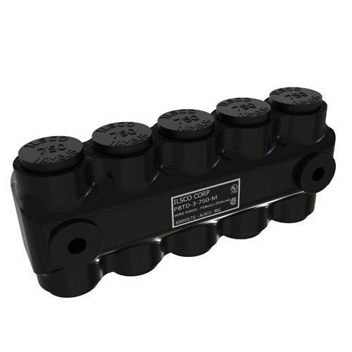 ILSCO® PBTD-3-750-M Mechanical Multiple Cable Taps