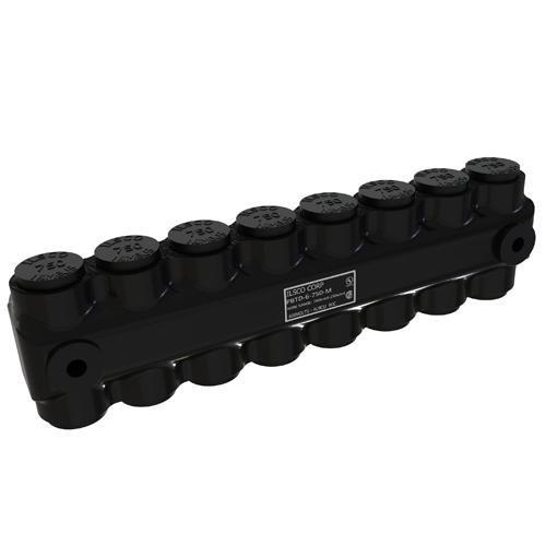 ILSCO® PBTD-6-750-M Mechanical Multiple Cable Taps