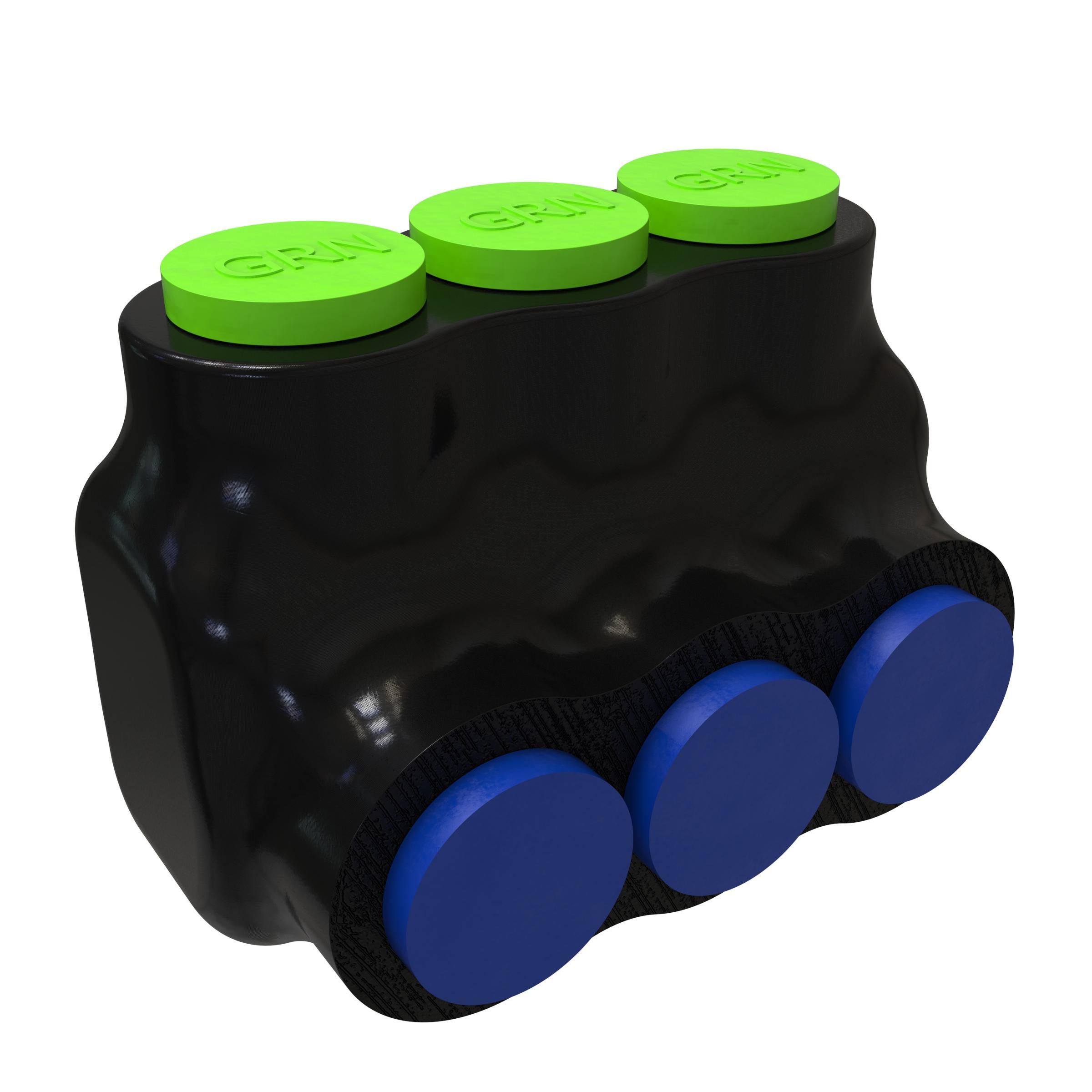 ILSCO® PBTI-3-1/0-F-GRN Mechanical Insulated Cable Taps