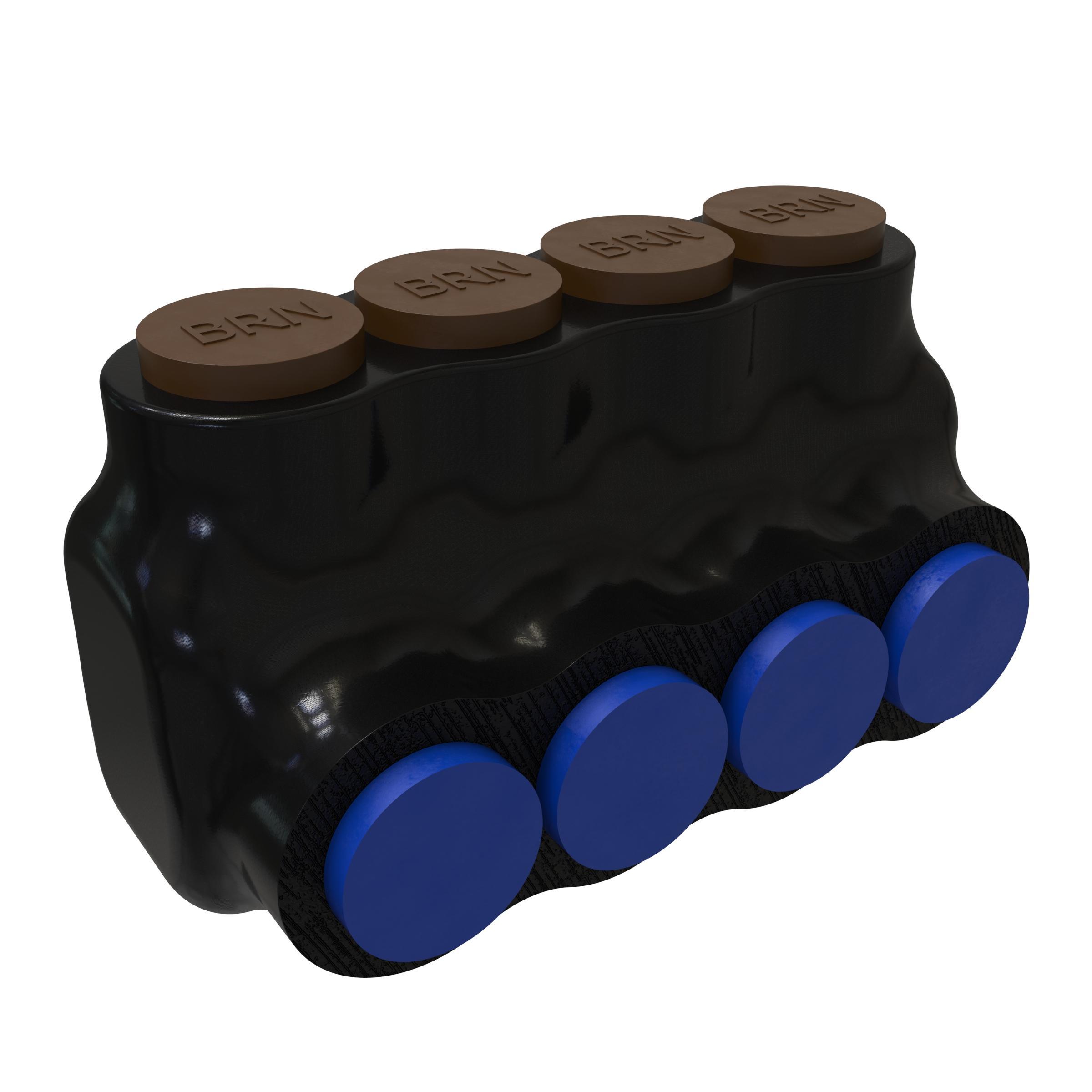 ILSCO® PBTI-4-1/0-F-BRN Mechanical Insulated Cable Taps
