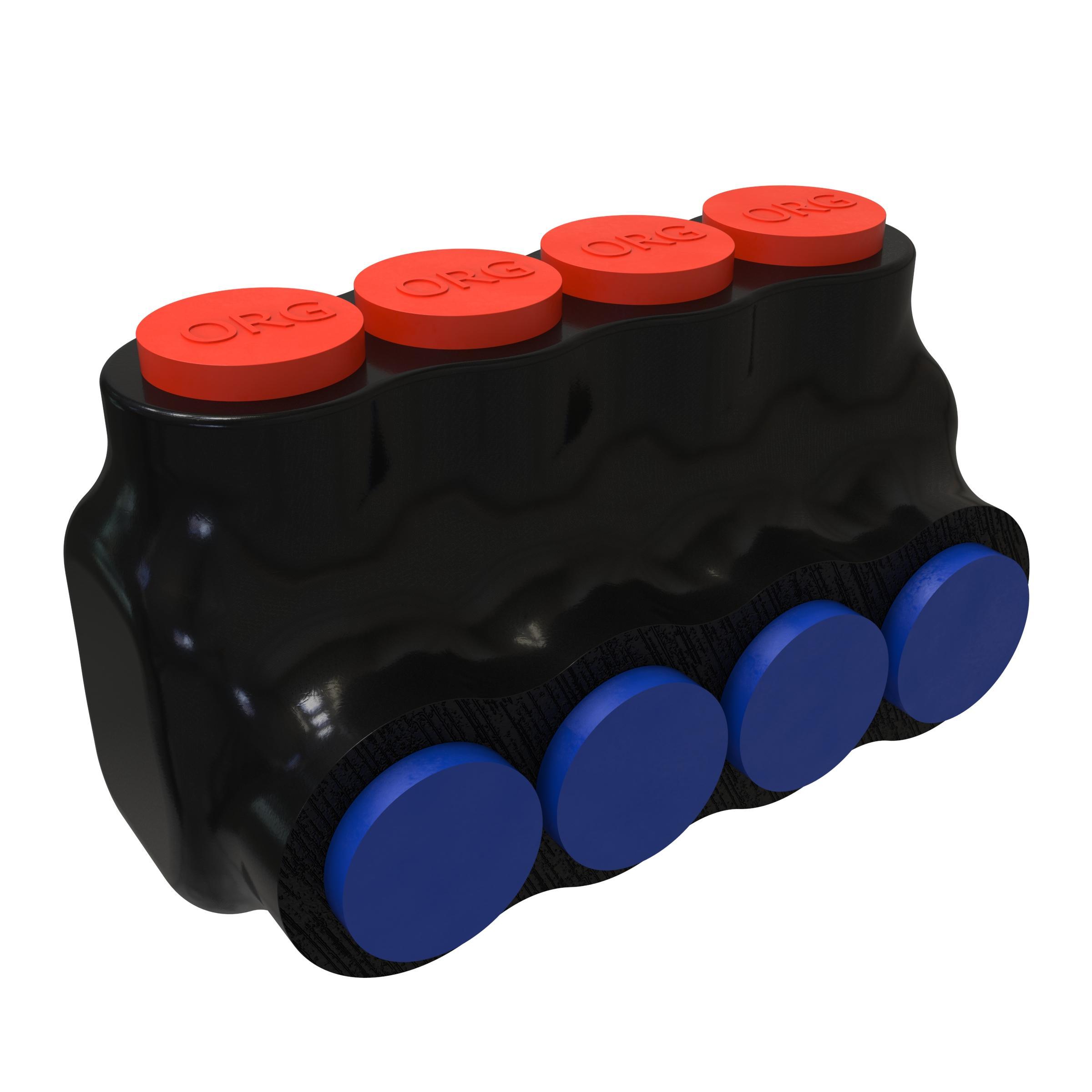 ILSCO® PBTI-4-1/0-F-ORG Mechanical Insulated Cable Taps