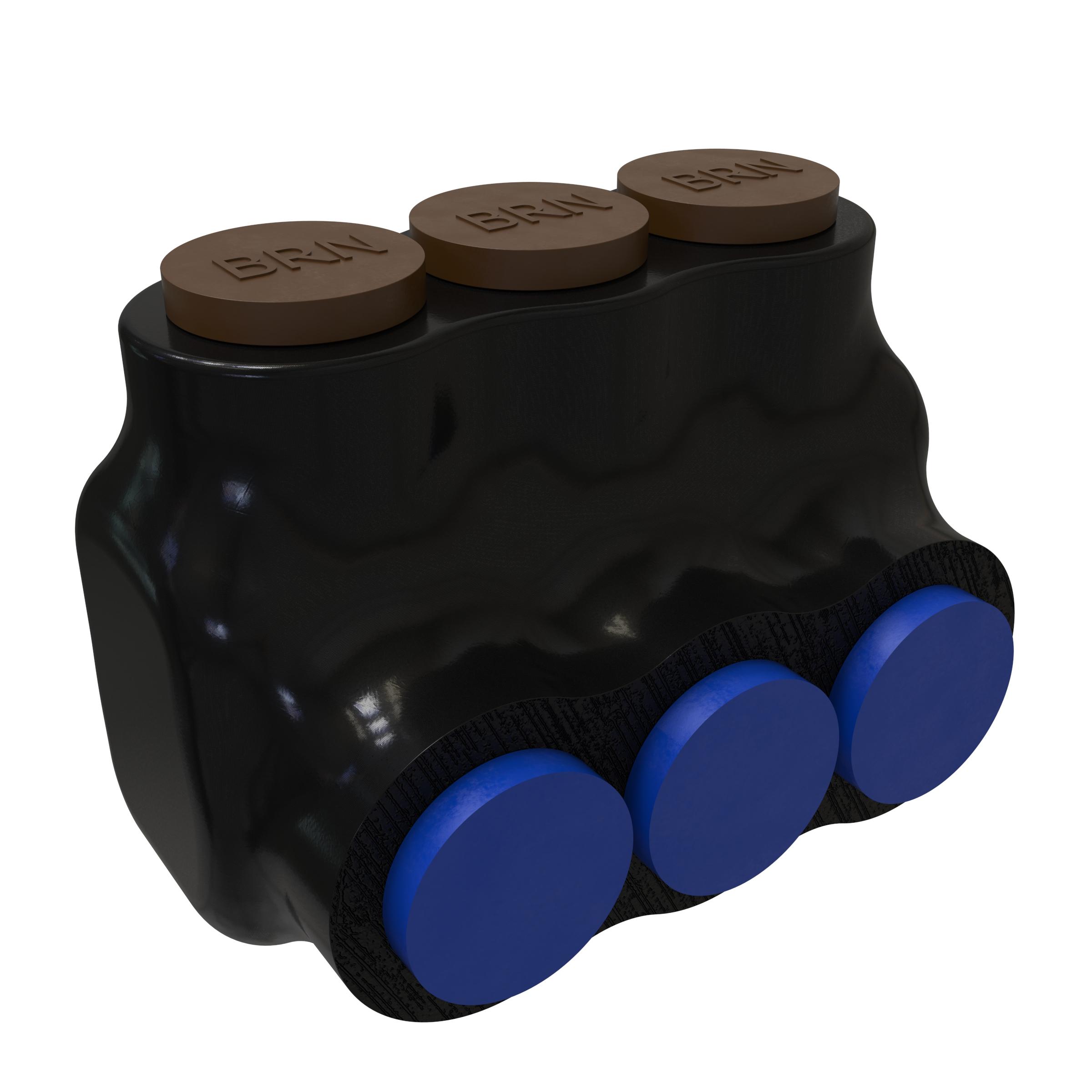 ILSCO® PBTI-3-1/0-F-BRN Mechanical Insulated Cable Taps