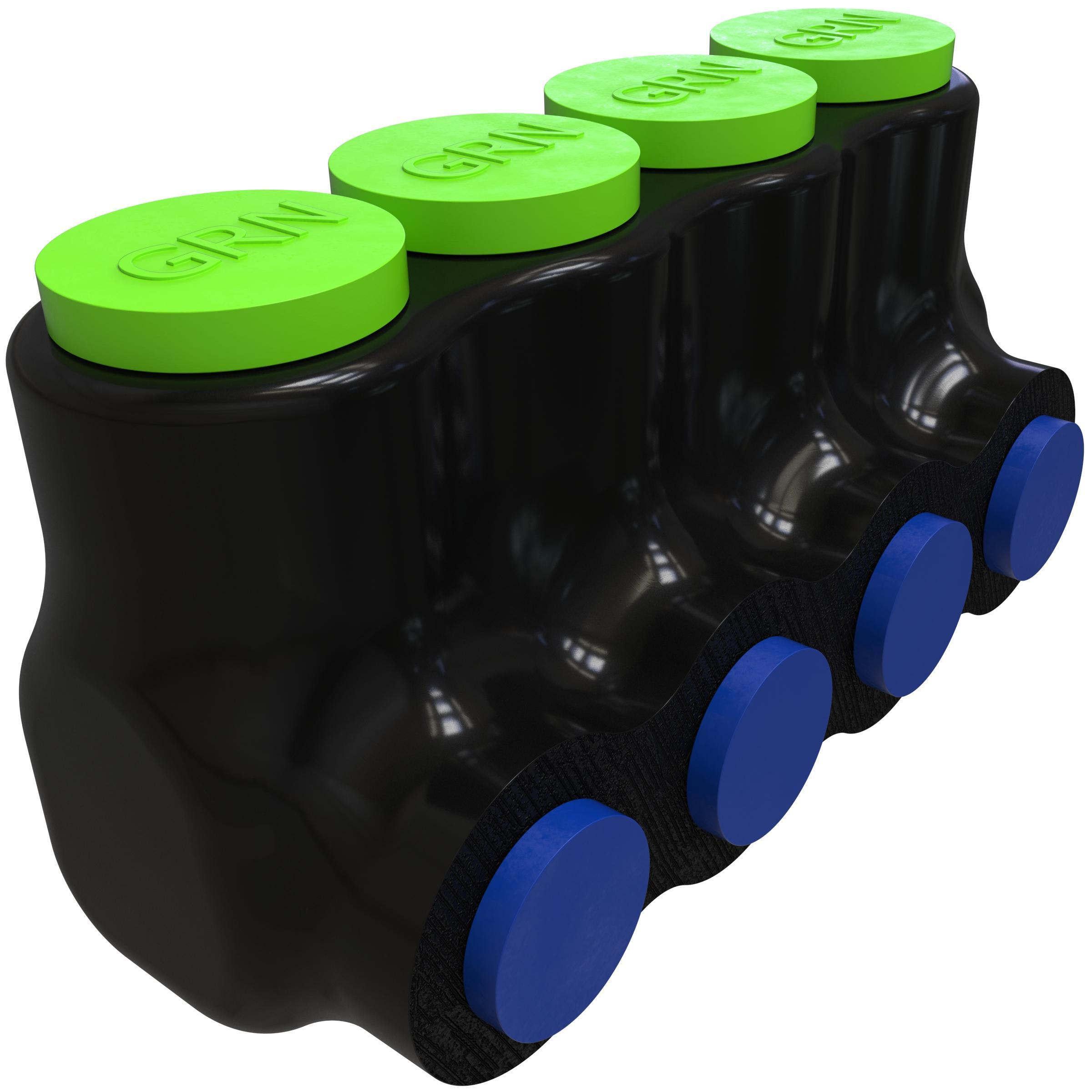 ILSCO® PBTI-4-4-F-GRN Mechanical Insulated Cable Taps