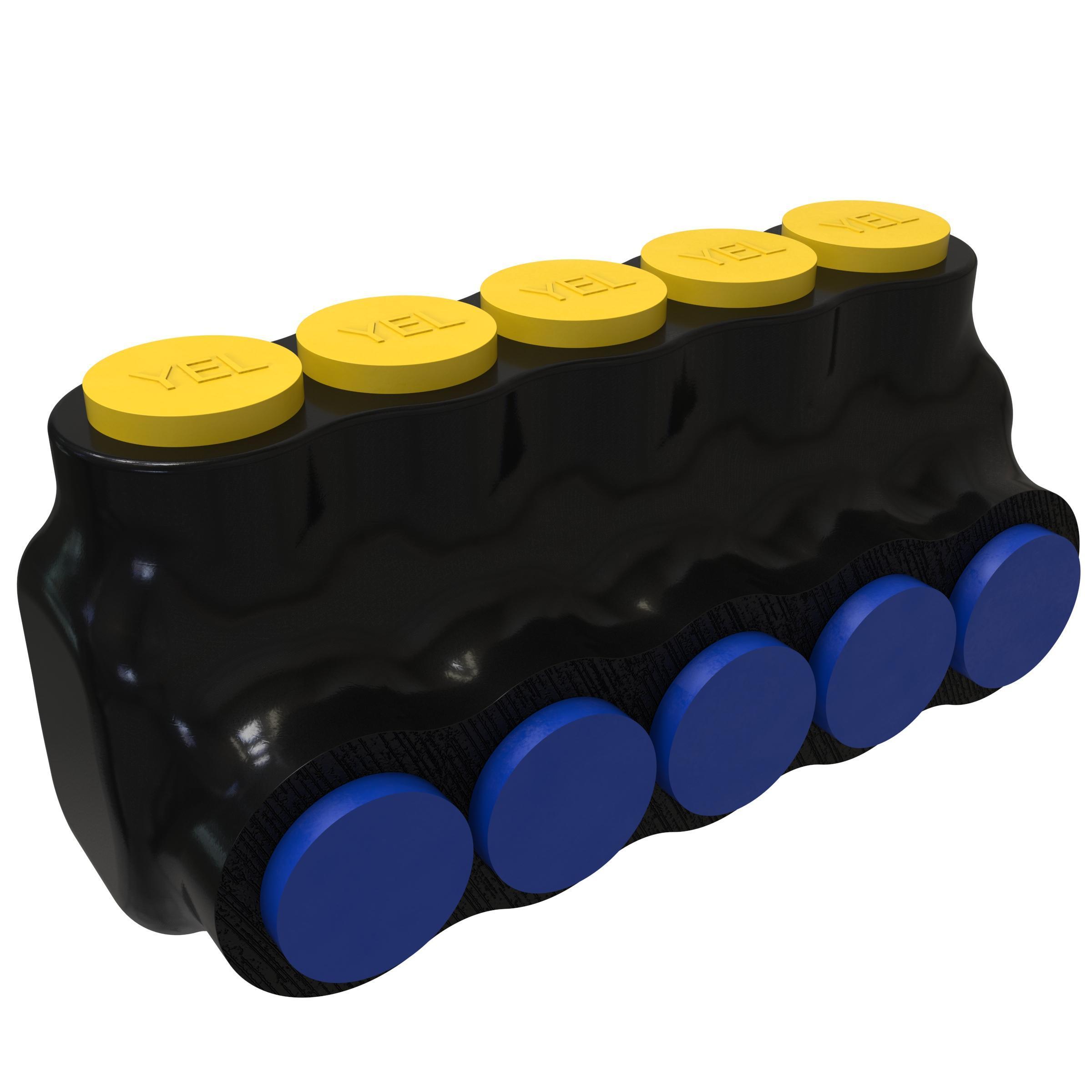 ILSCO® PBTI-5-1/0-F-YEL Mechanical Insulated Cable Taps