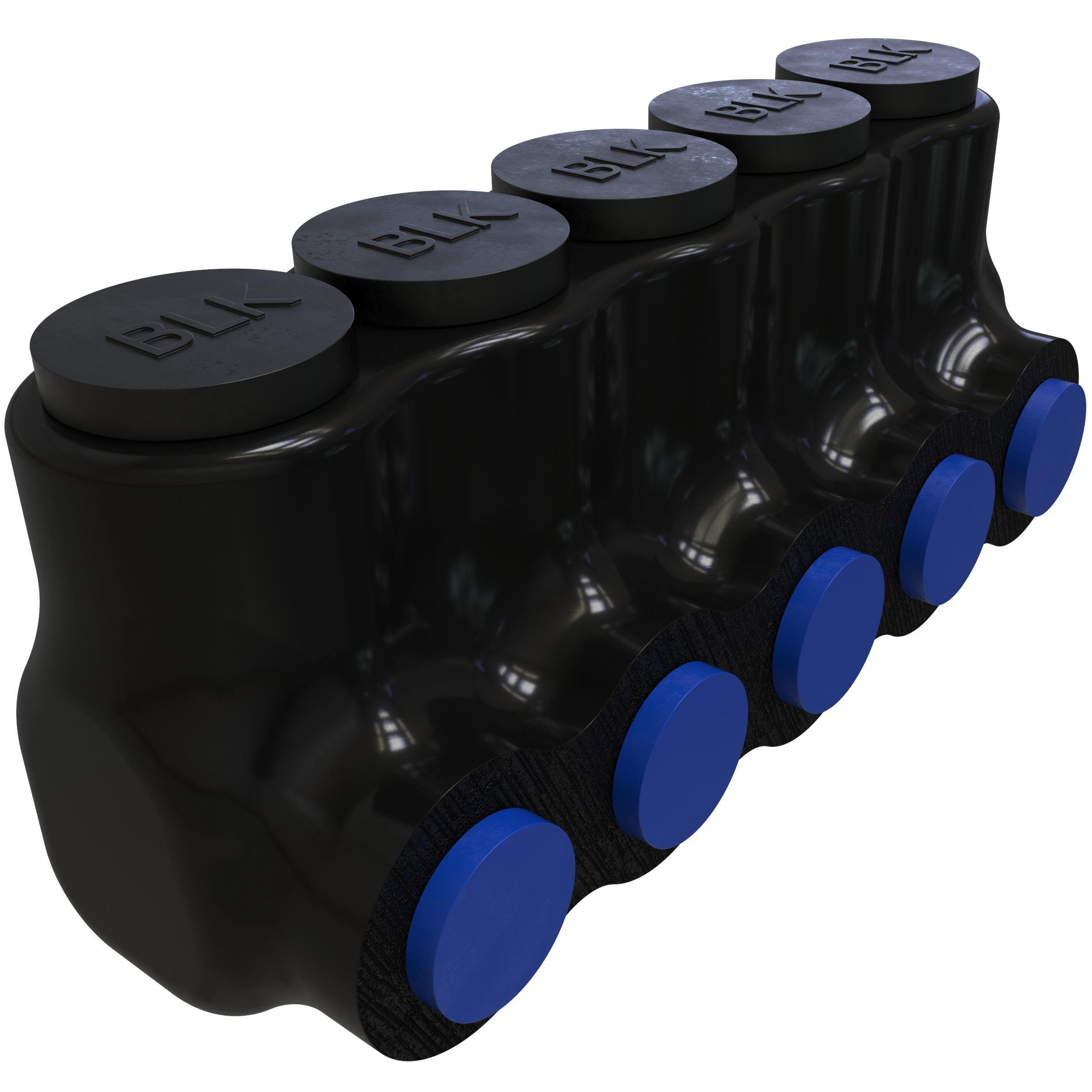 ILSCO® PBTI-5-4-F-BLK Mechanical Insulated Cable Taps