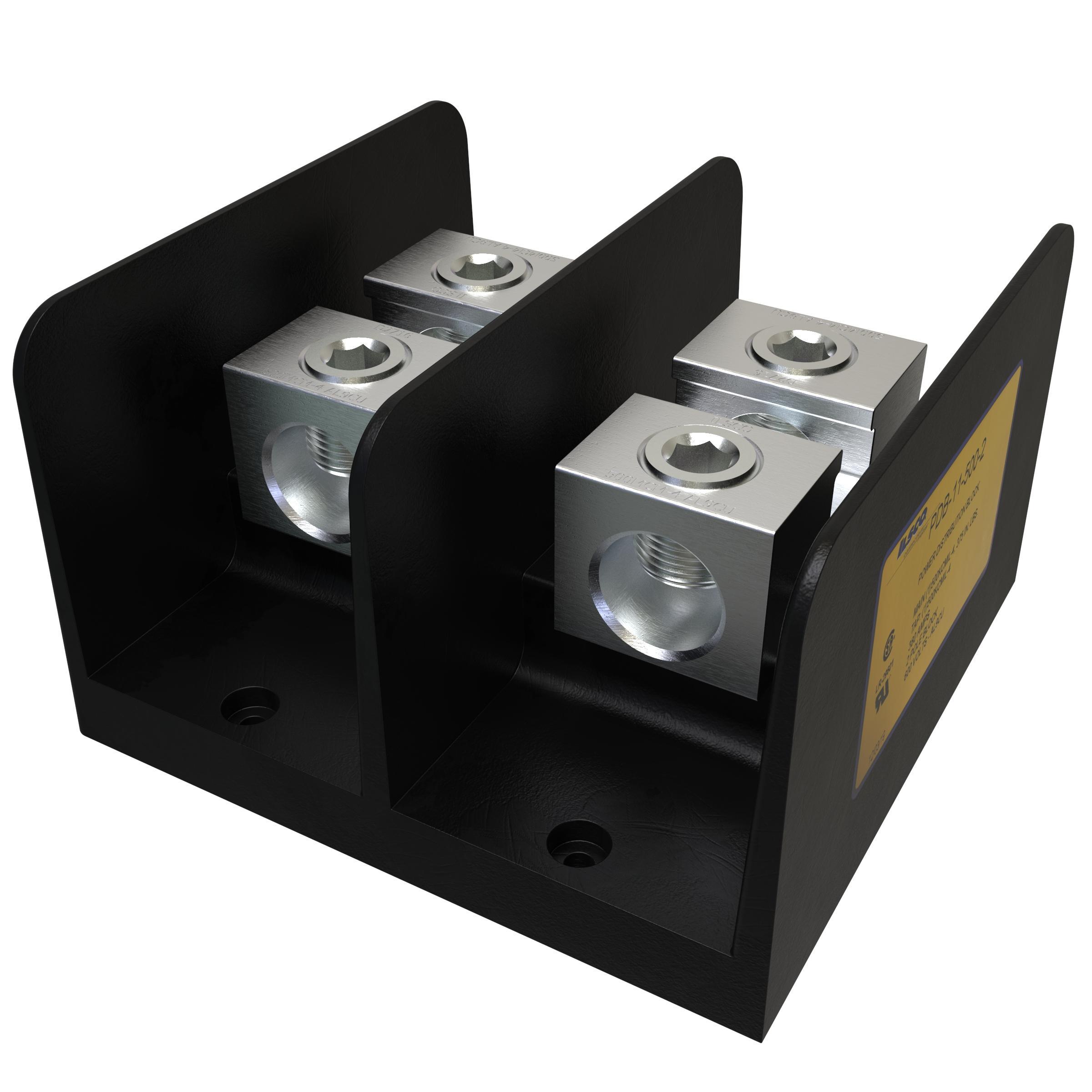 ILSCO® PDB-11-500-2 Multi-Pole Distribution Blocks