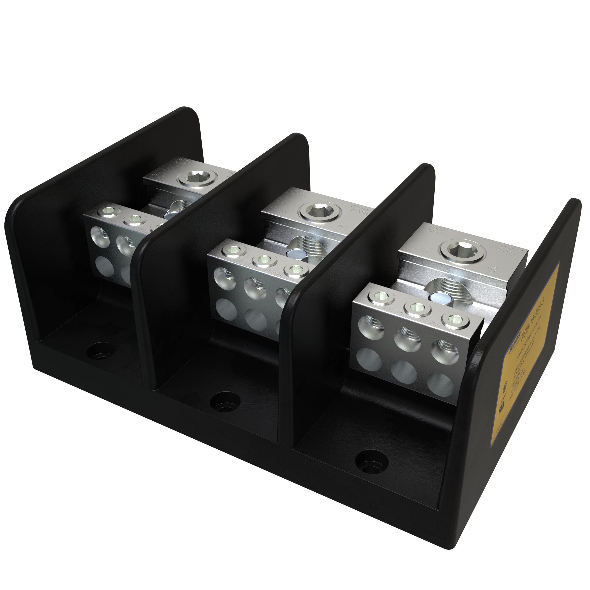 ILSCO® PDB-16-500-3 Multi-Pole Distribution Blocks