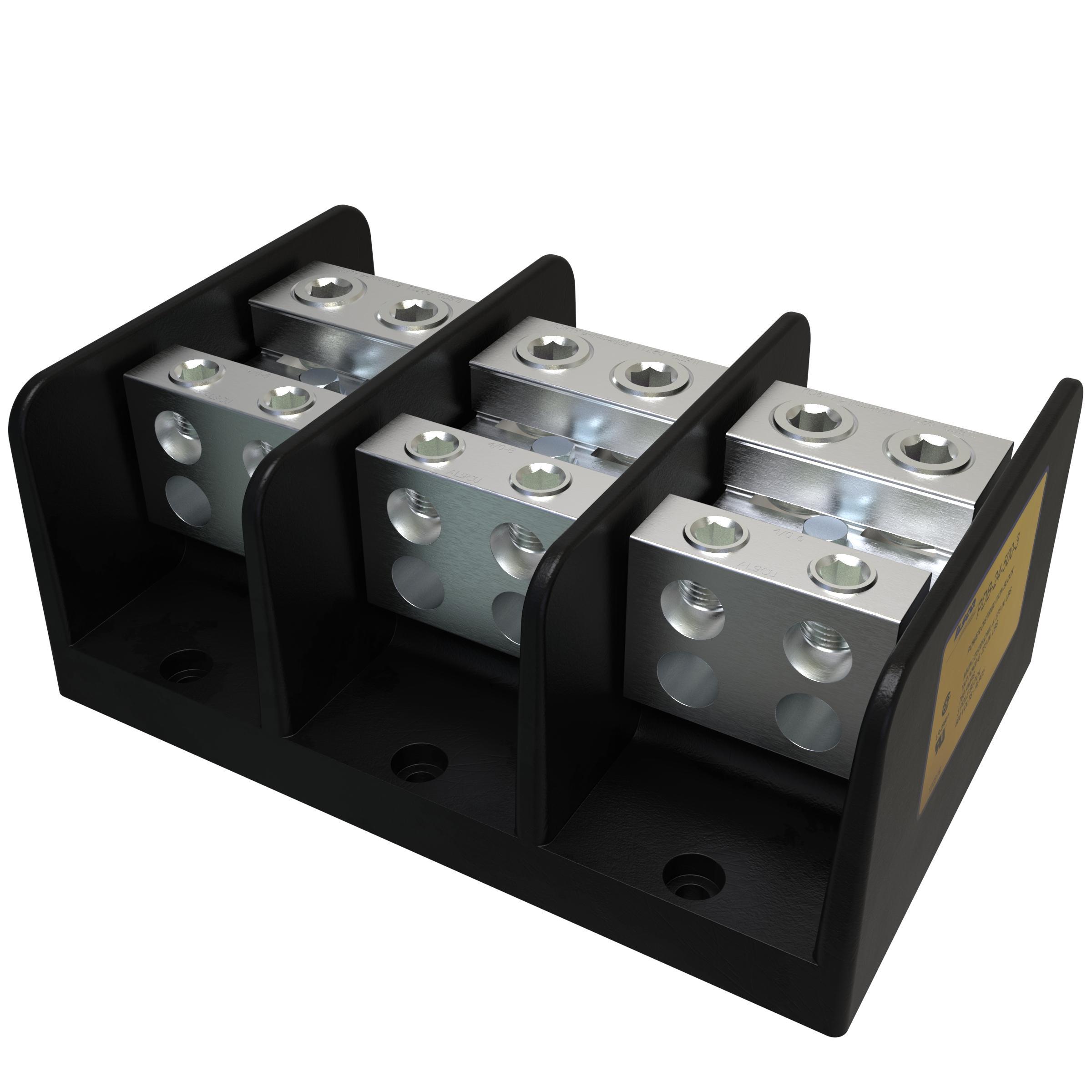 ILSCO® PDB-24-500-3 Multi-Pole Distribution Blocks