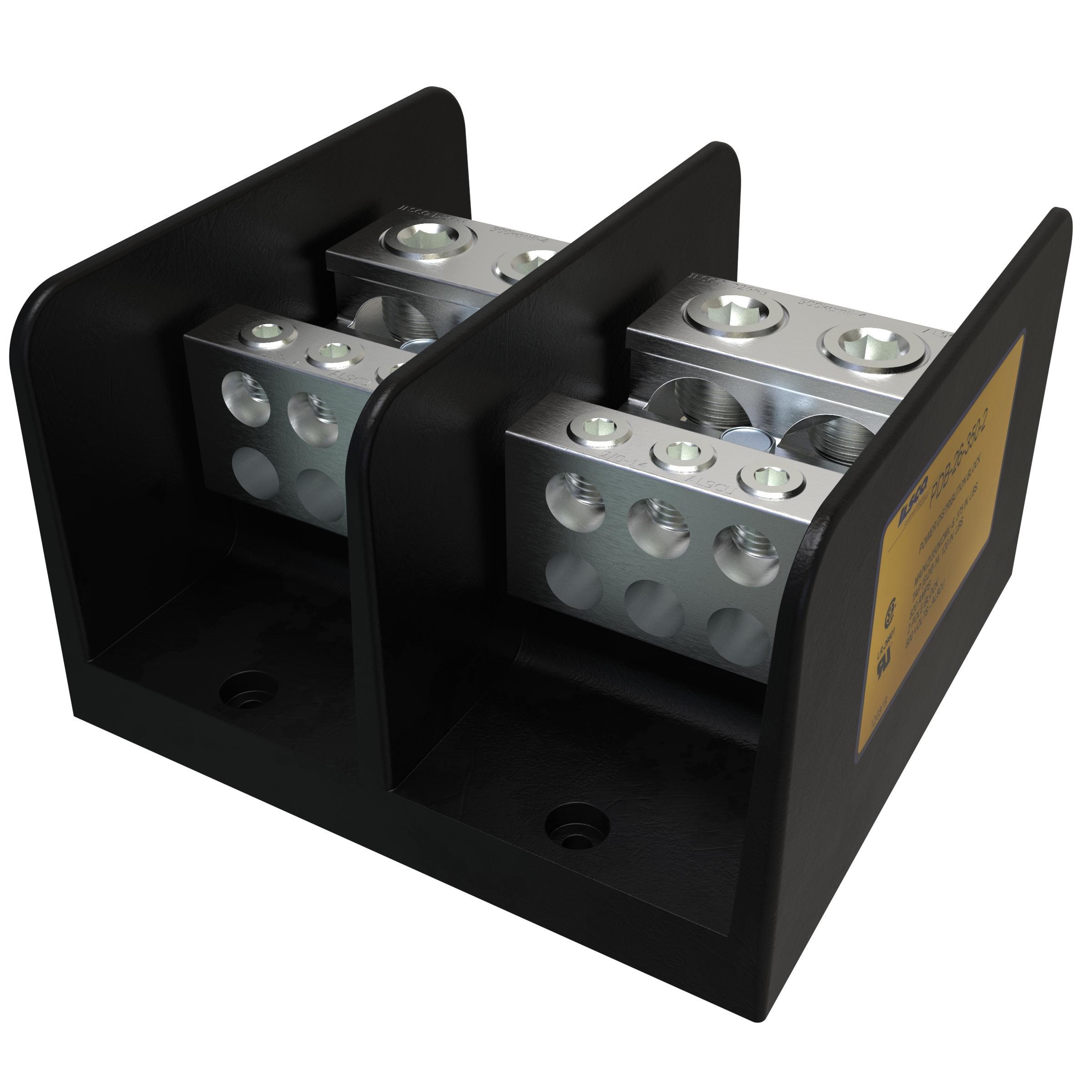 ILSCO® PDB-26-500-2 Multi-Pole Distribution Blocks