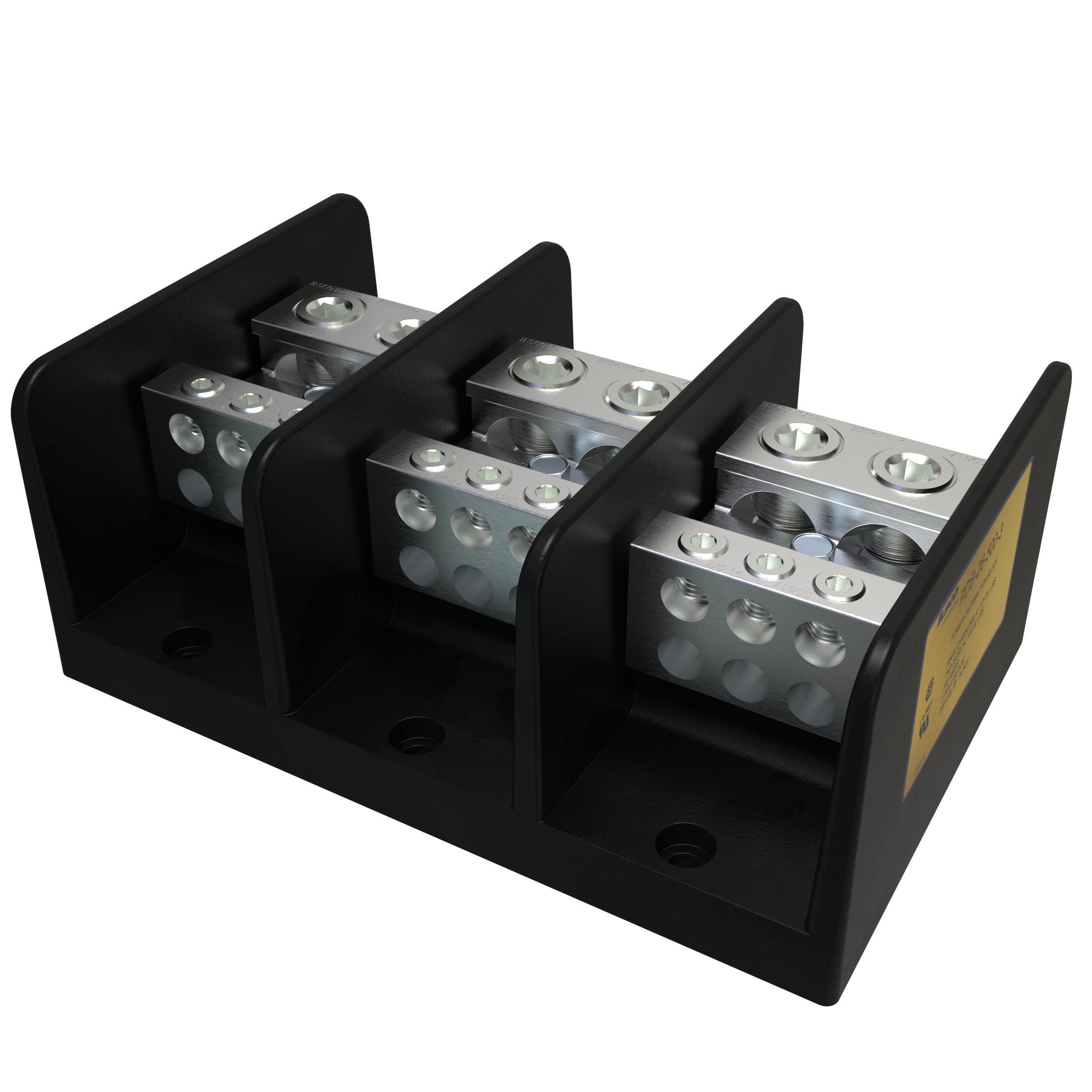 ILSCO® PDB-26-500-3 Multi-Pole Distribution Blocks