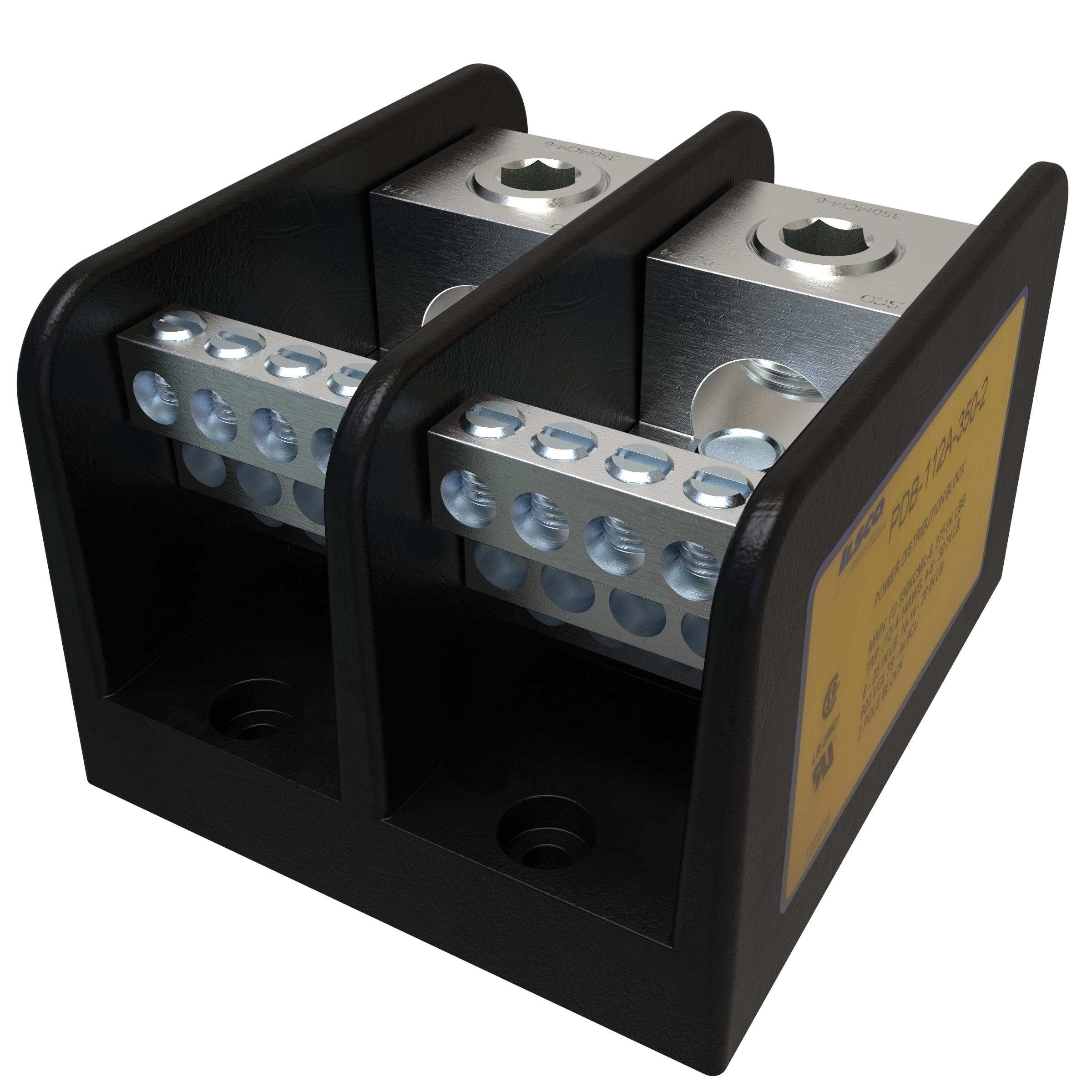 ILSCO® PDB-112A-350-2 Multi-Pole Distribution Blocks