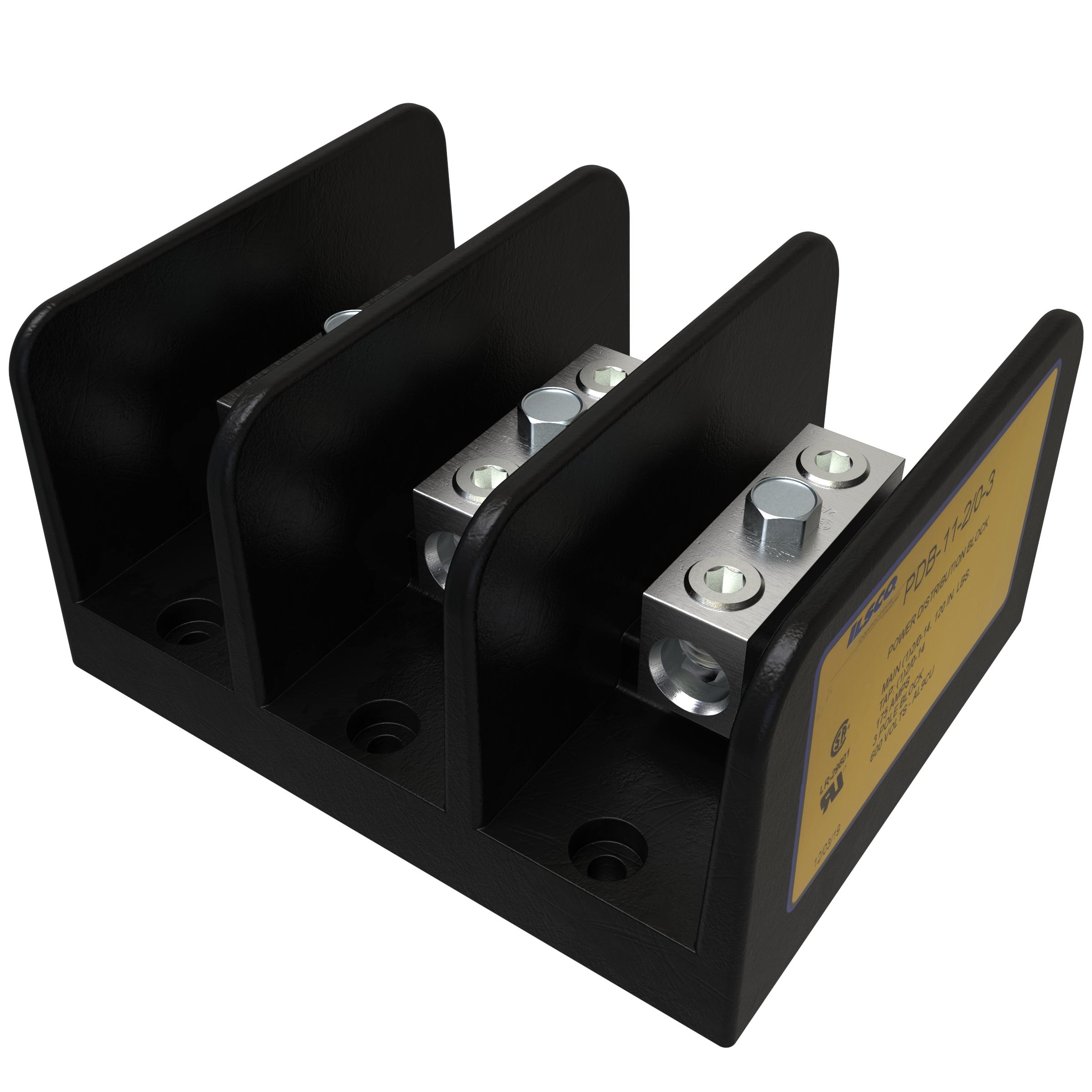 ILSCO® PDB-11-2/0-3 Multi-Pole Distribution Blocks