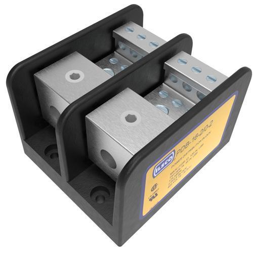 ILSCO® PDB-16-2/0-2 Multi-Pole Distribution Blocks