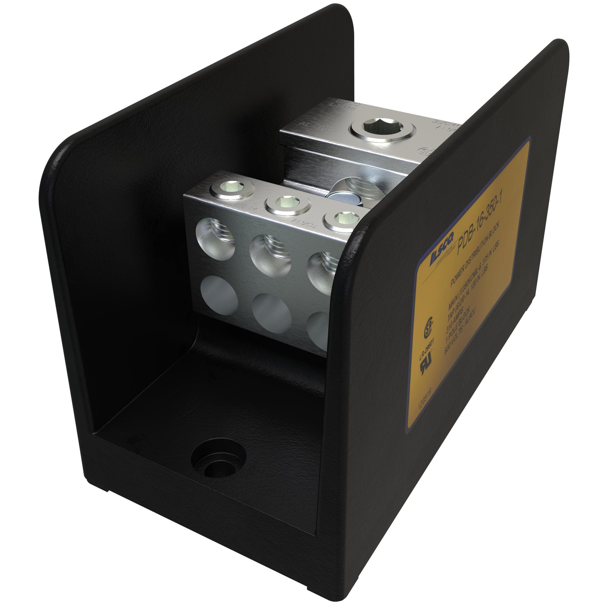ILSCO® PDB-16-350-1 Single Pole Distribution Blocks