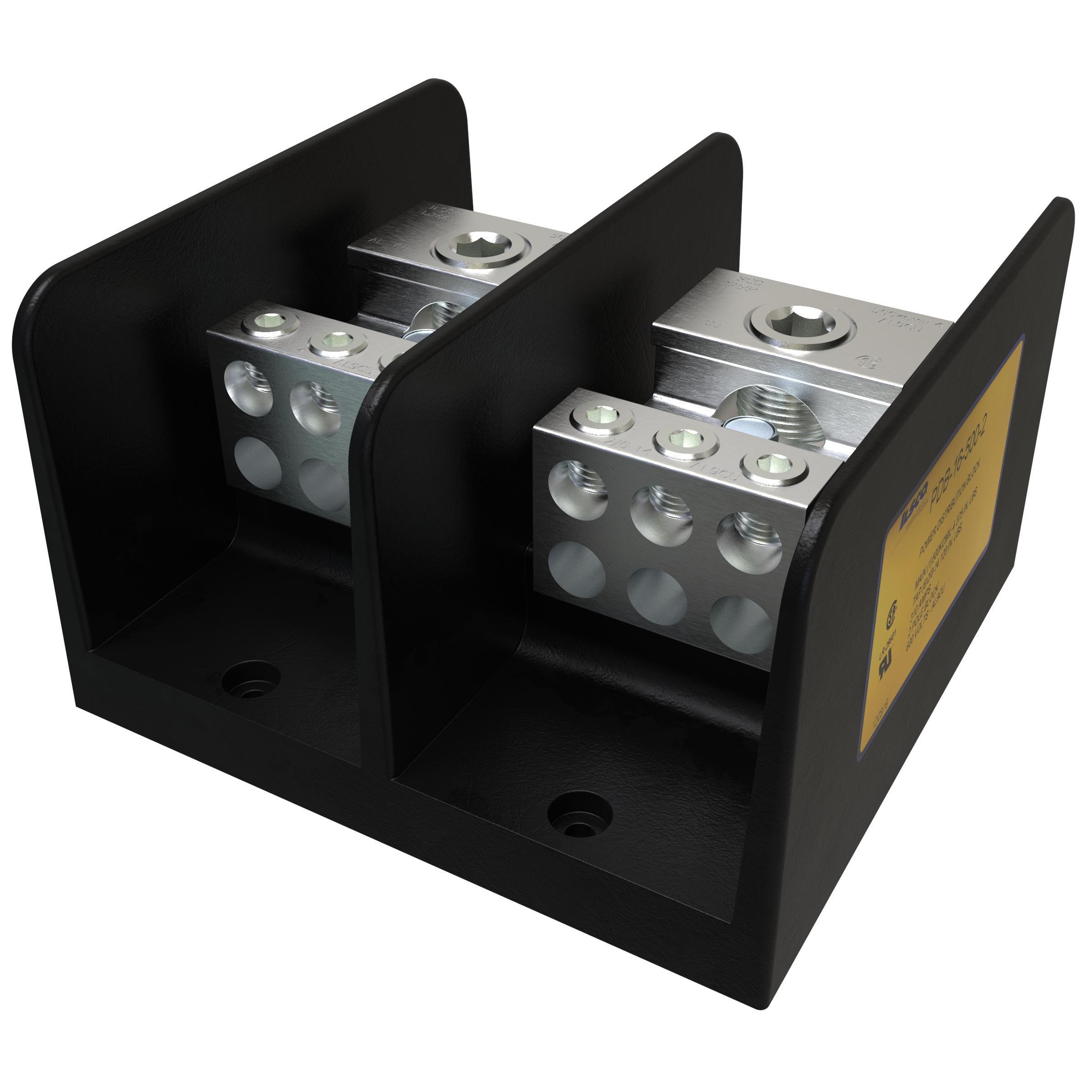 ILSCO® PDB-16-500-2 Multi-Pole Distribution Blocks