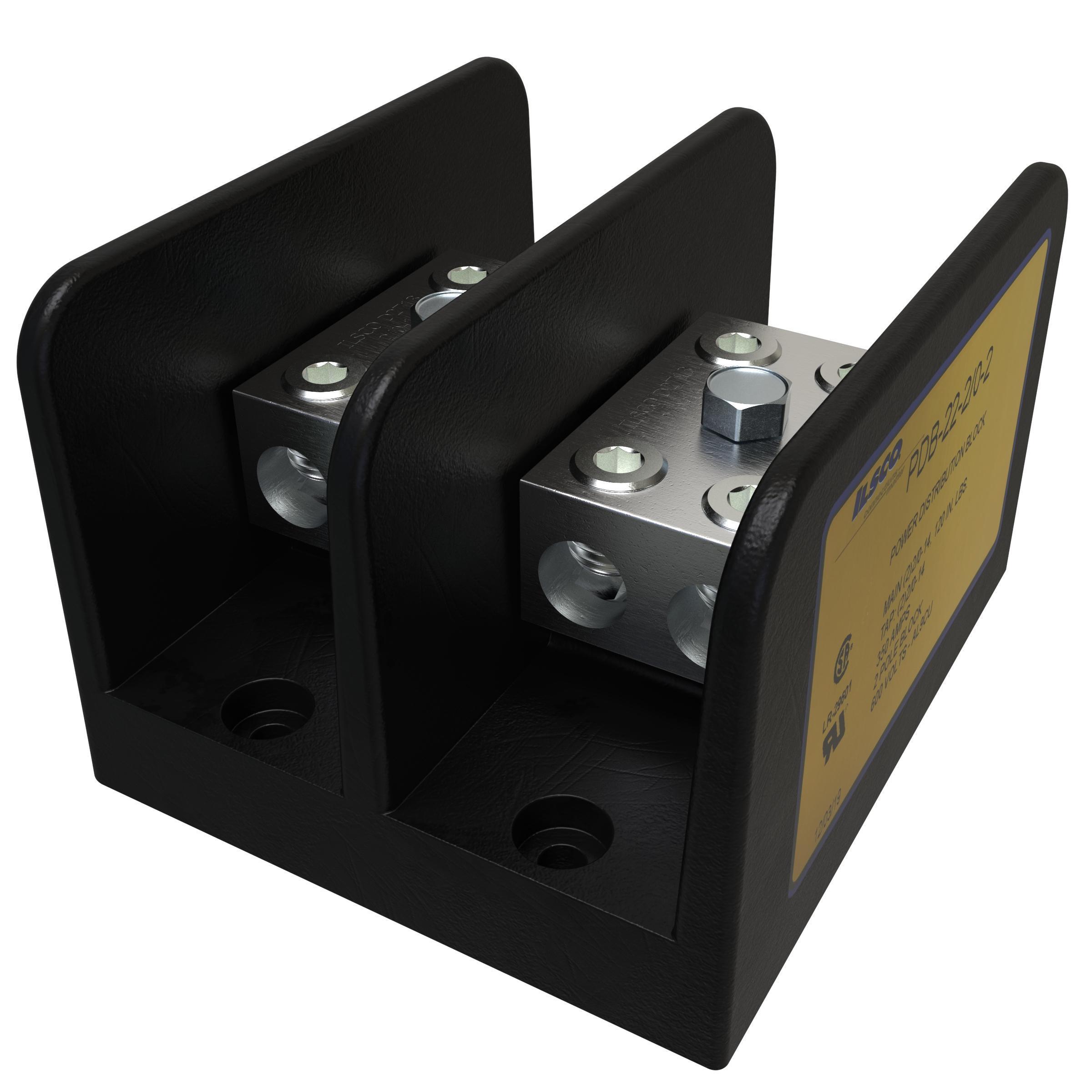 ILSCO® PDB-22-2/0-2 Multi-Pole Distribution Blocks