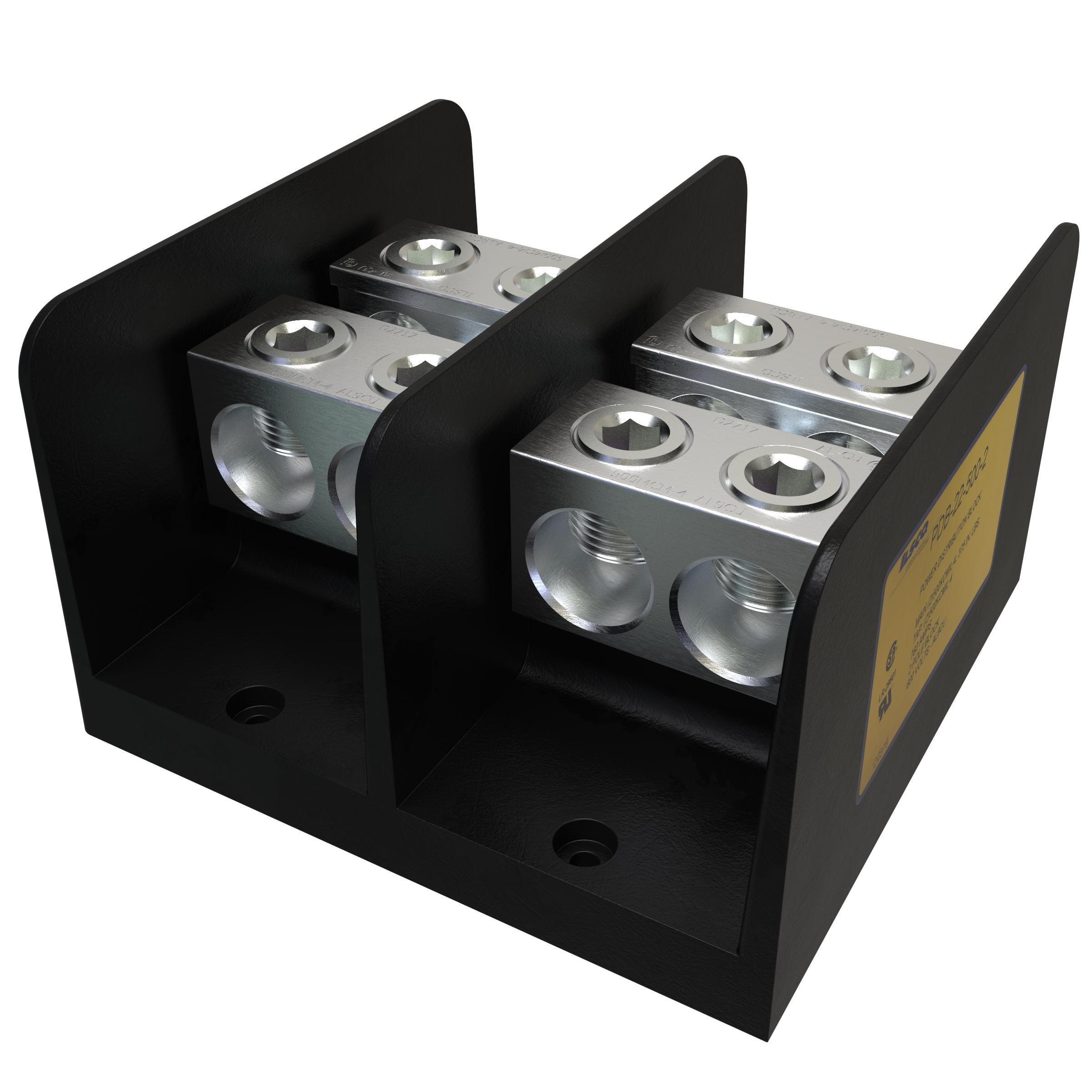 ILSCO® PDB-22-500-2 Multi-Pole Distribution Blocks