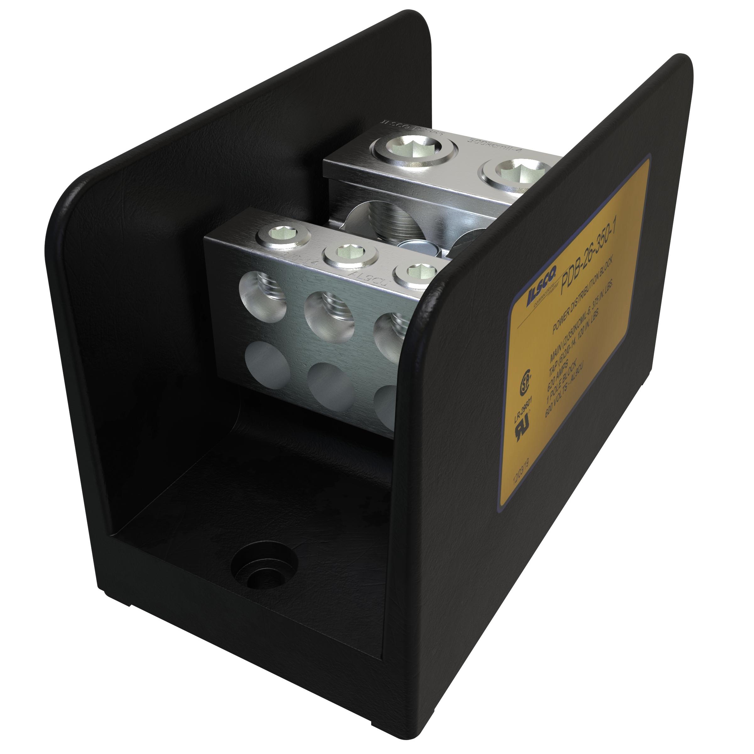 ILSCO® PDB-26-500-1 Single Pole Distribution Blocks