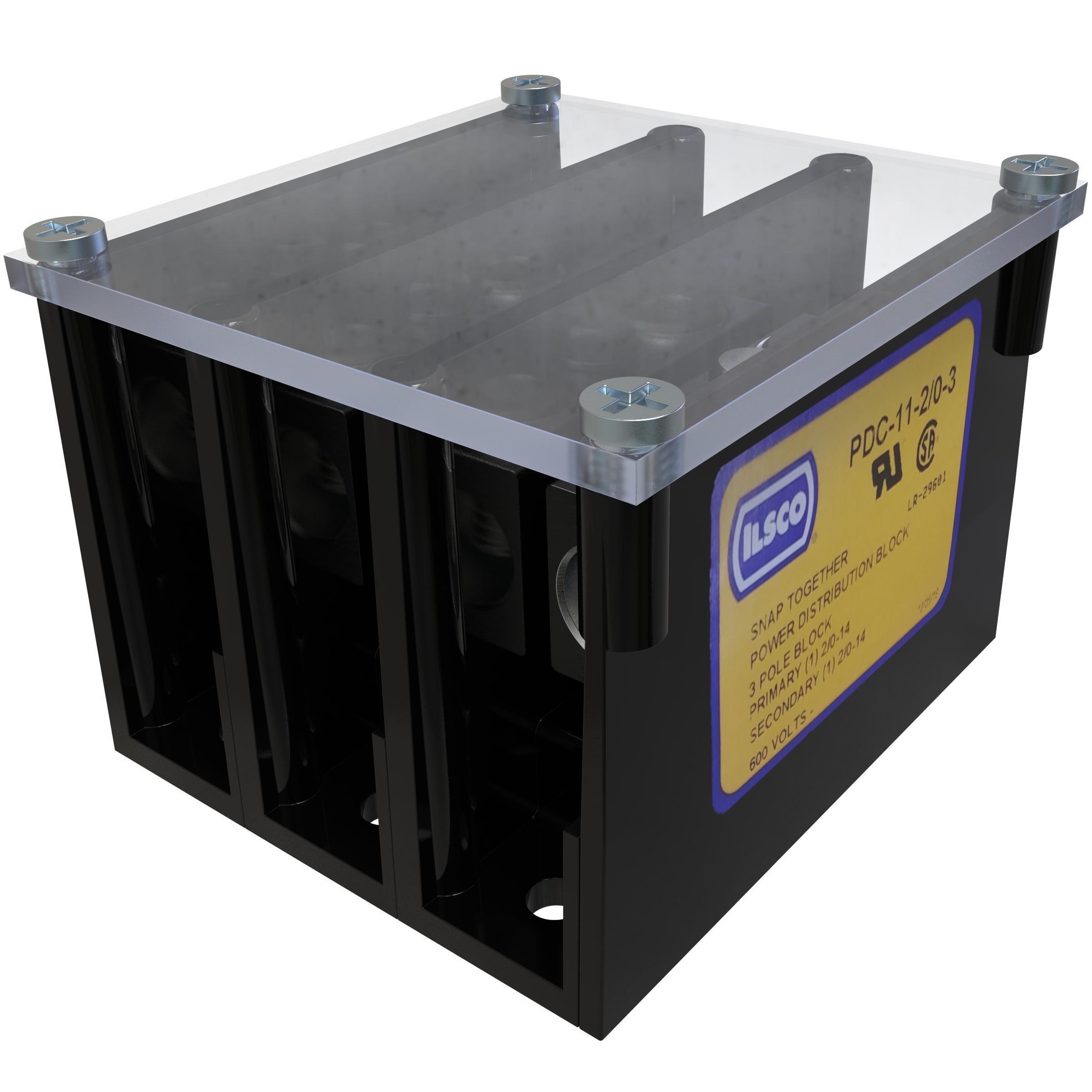 ILSCO® PDC-11-2/0-3 Multi-Pole Distribution Blocks