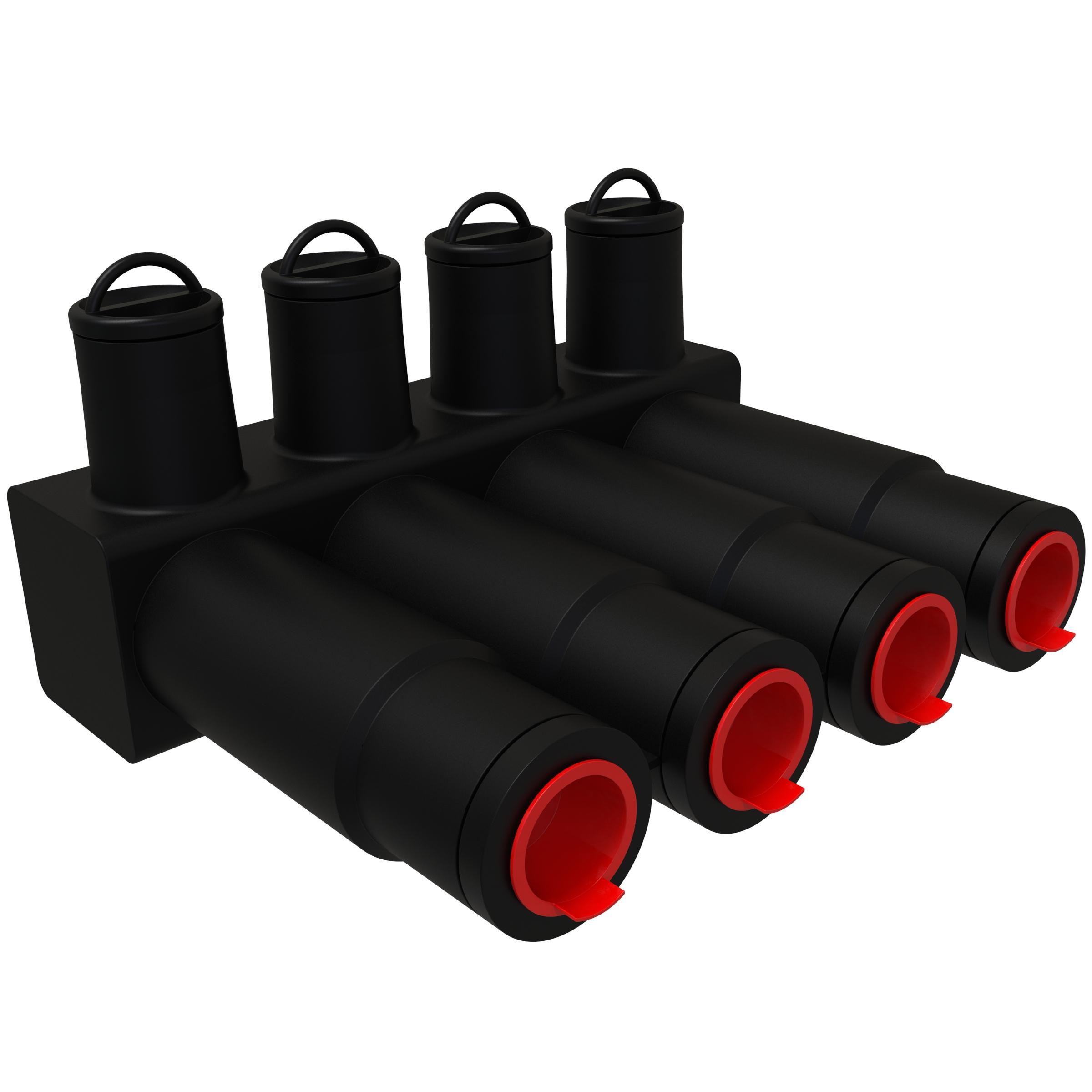 ILSCO® PED-4-500-SS-Z Mechanical Multiple Cable Taps