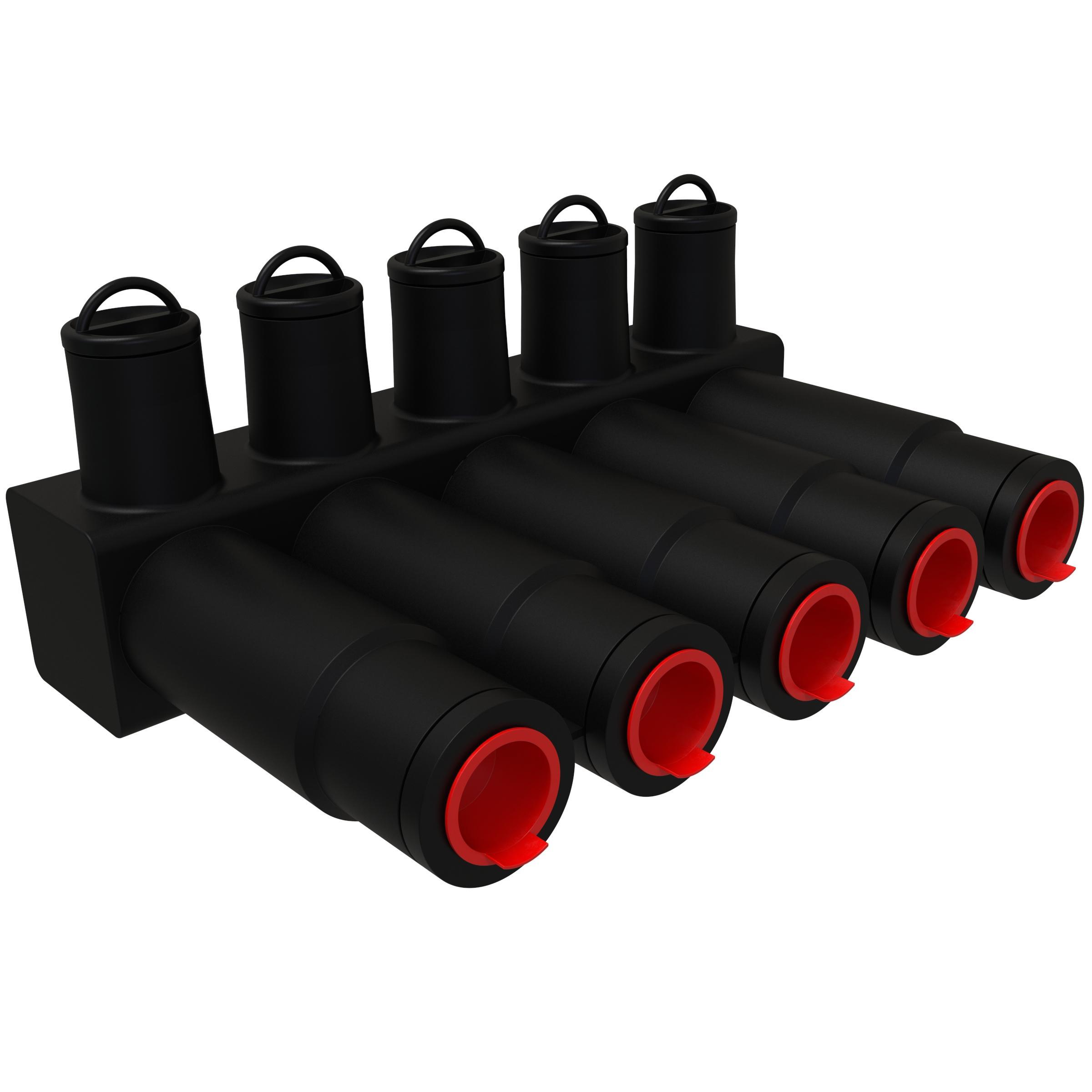 ILSCO® PED-5-500-SS-Z Mechanical Multiple Cable Taps