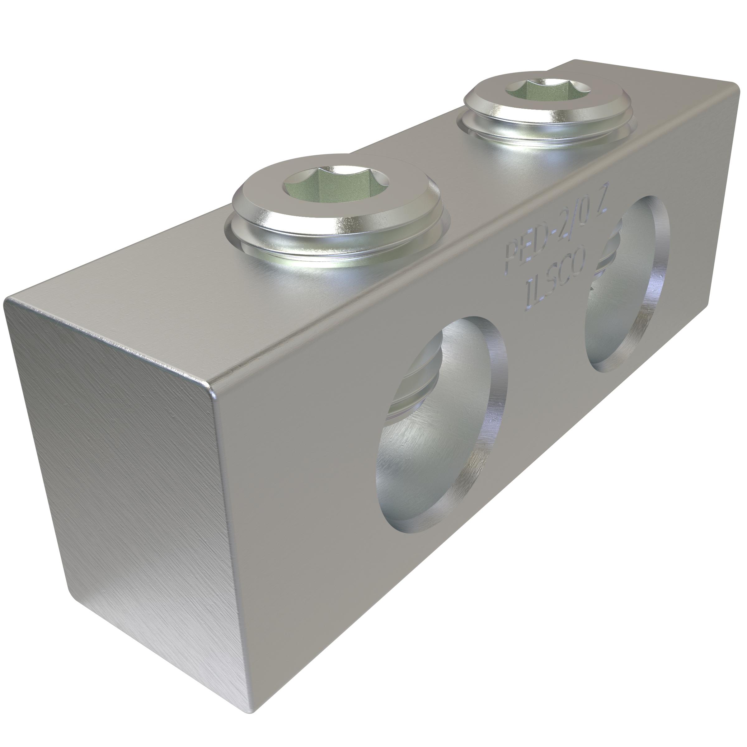 ILSCO® PED-2-2/0-Z Mechanical Multiple Cable Taps