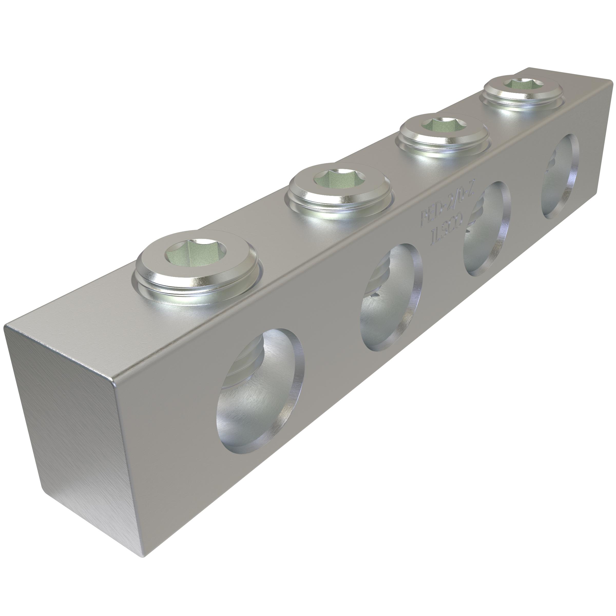 ILSCO® PED-4-2/0-Z Mechanical Multiple Cable Taps