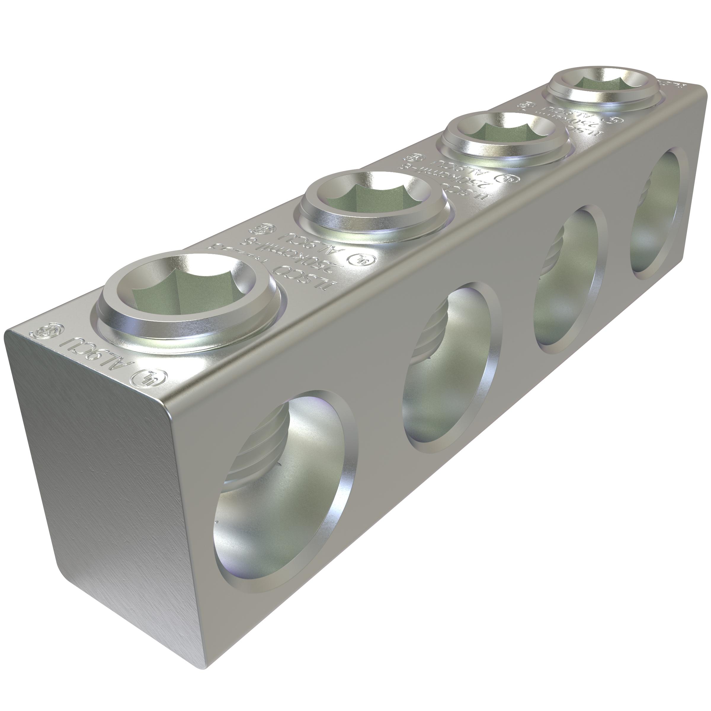 ILSCO® PED-4-4/0-Z Mechanical Multiple Cable Taps