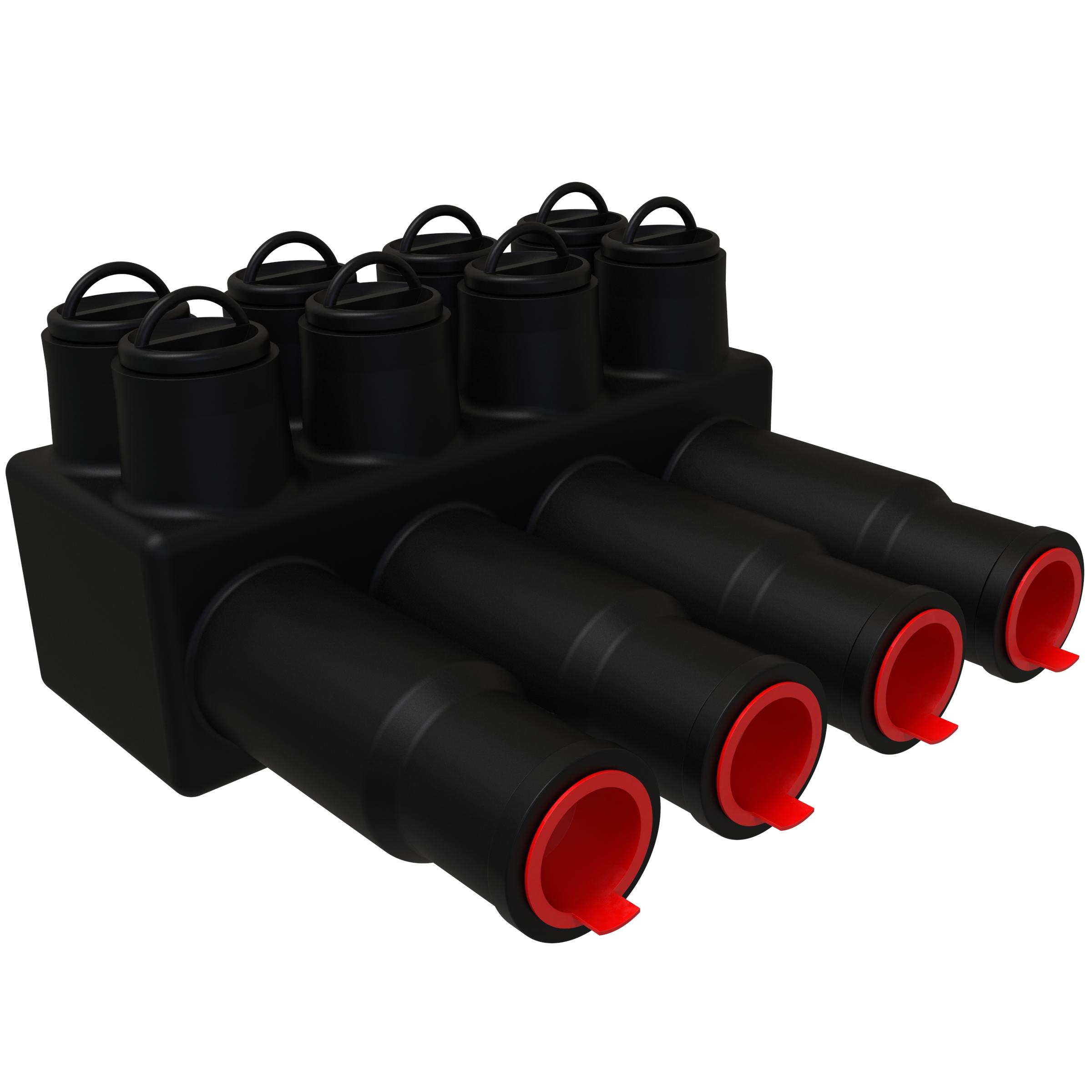 ILSCO® PED-4-750-SS-Z Mechanical Multiple Cable Taps
