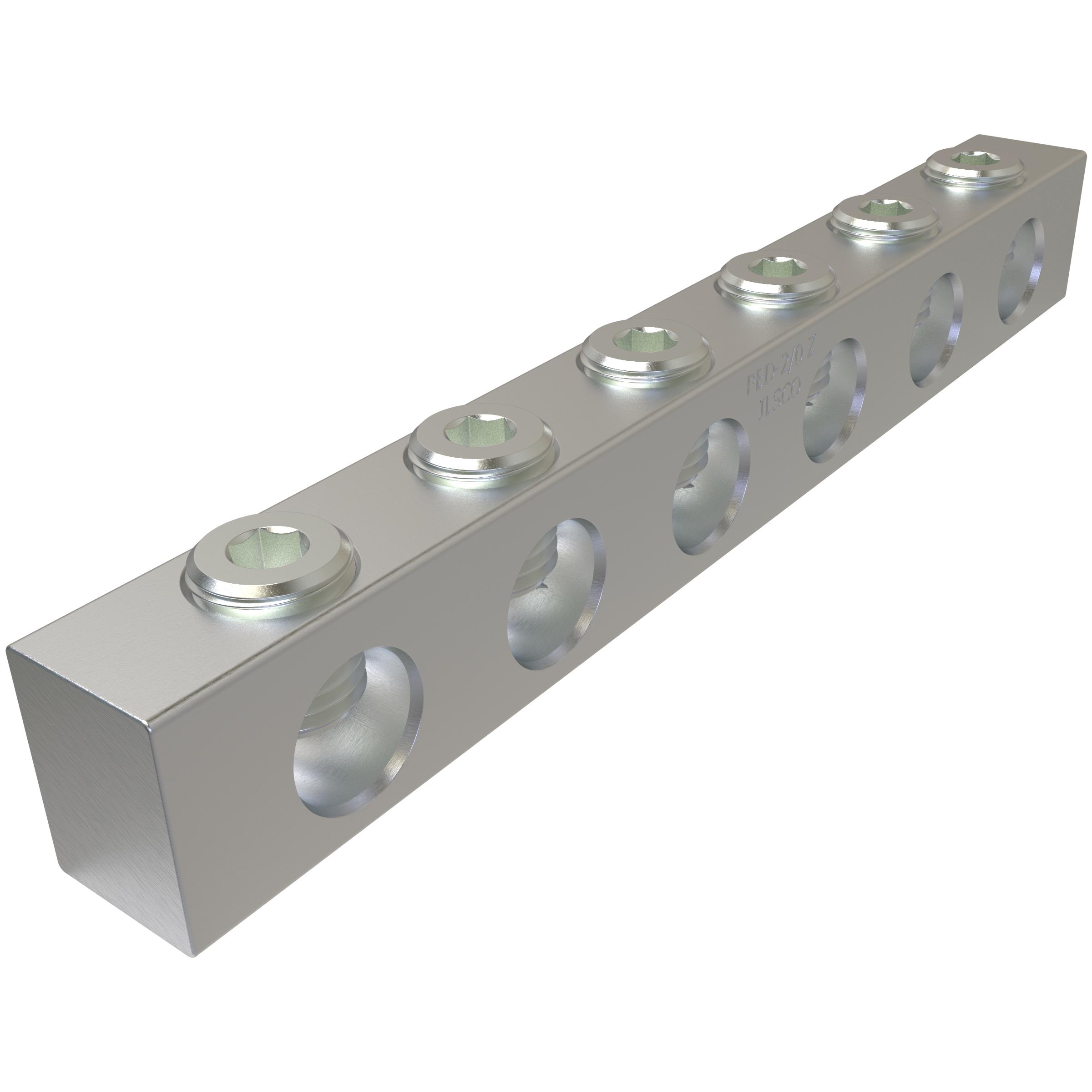 ILSCO® PED-6-2/0-Z Mechanical Multiple Cable Taps