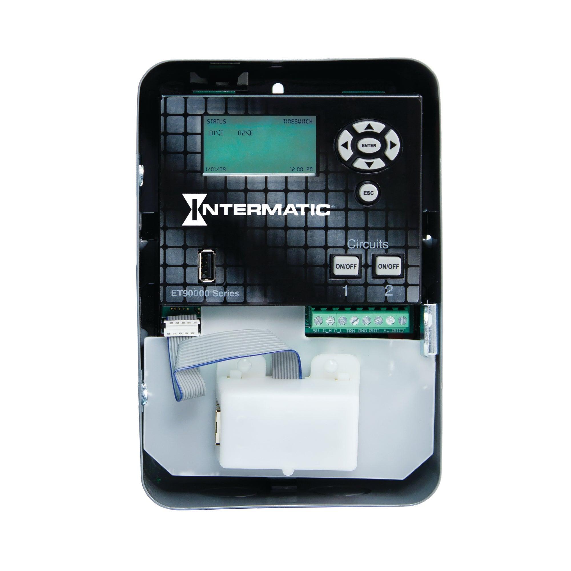 Intermatic® ET90215CE ET90000 Astronomic Electronic Timer Switch, 1 sec to 365 days Setting, 120/277 V AC, 1, 2 hp, 1CO 1 Form C SPDT Contact, 1 Poles