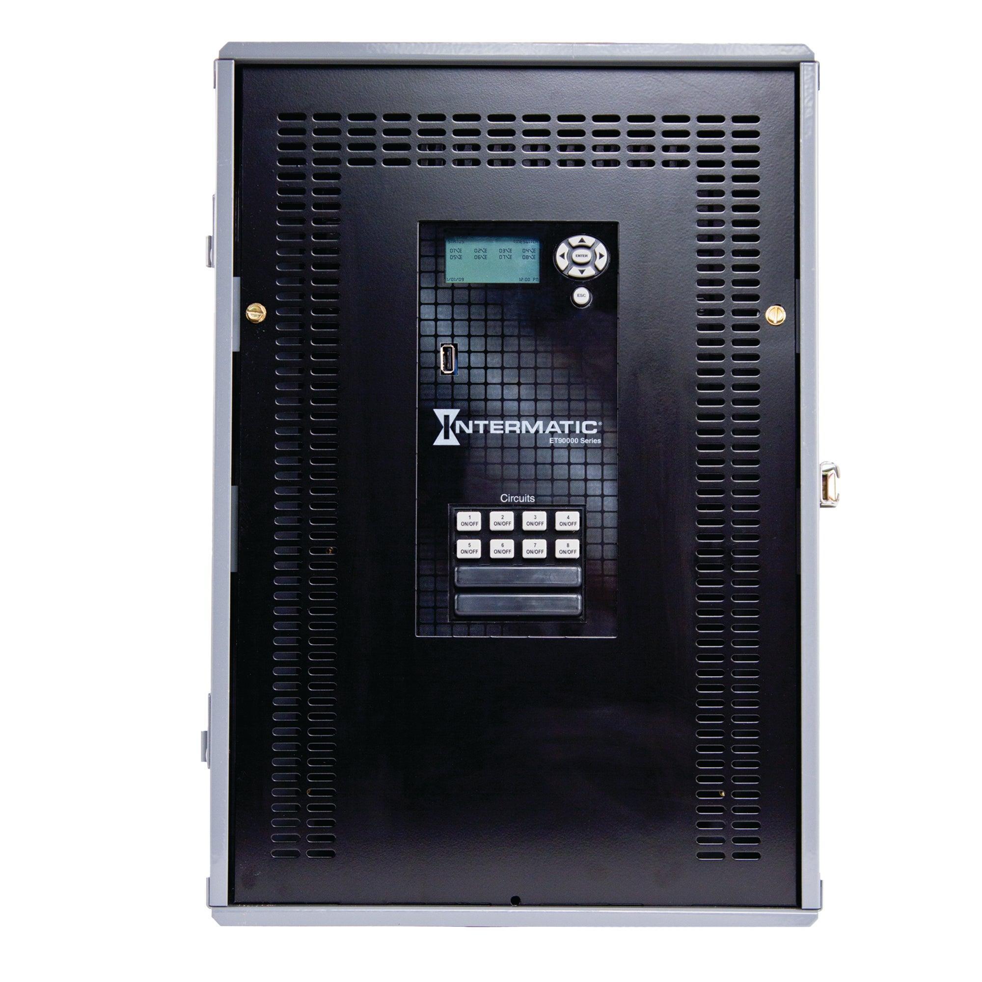 Intermatic® ET90815CR ET90000 Astronomic Electronic Timer Switch, 1 sec to 365 days Setting, 120/277 V AC, 1, 2 hp, 1CO 1 Form C SPDT Contact, 1 Poles