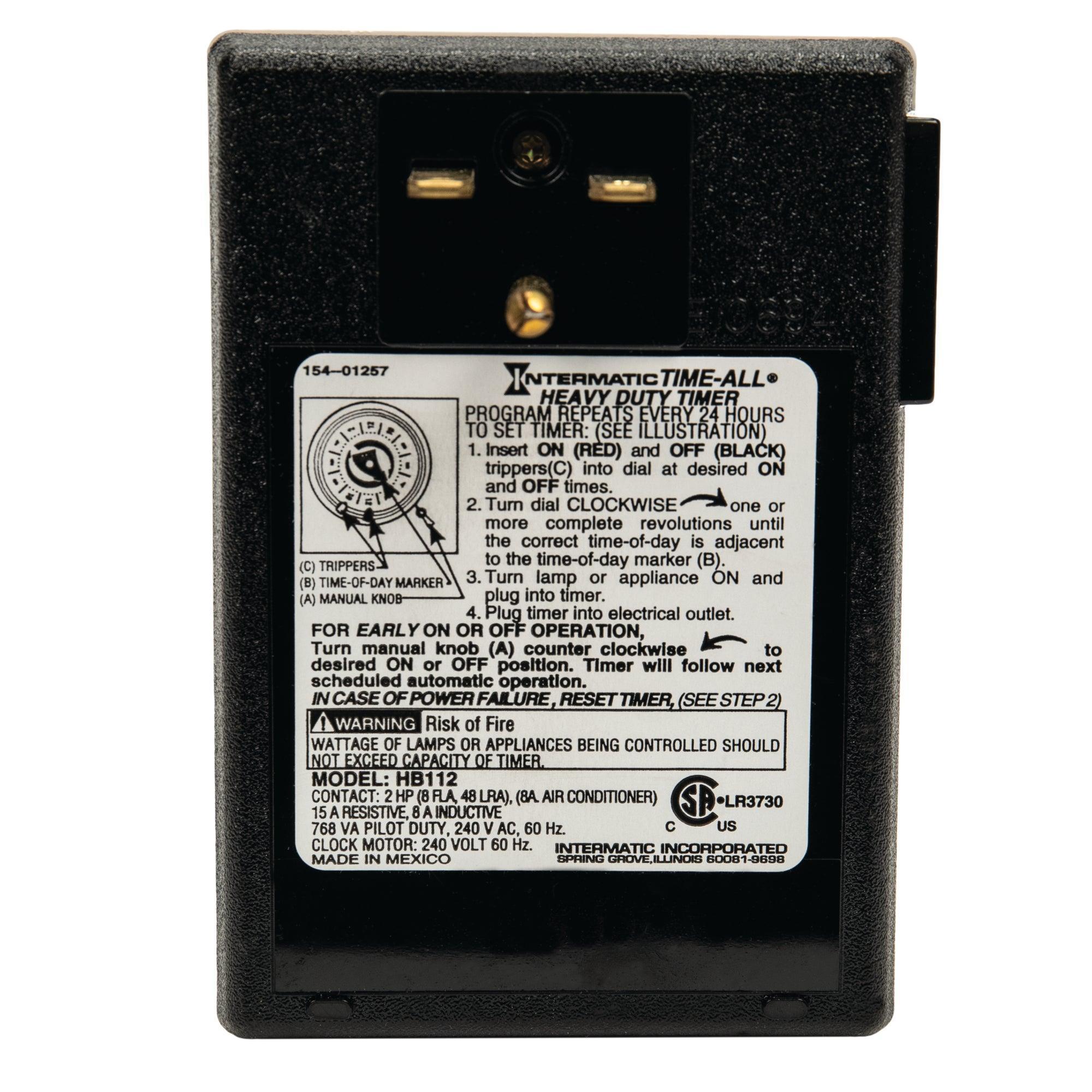 Intermatic® HB112 Plug-In Timers