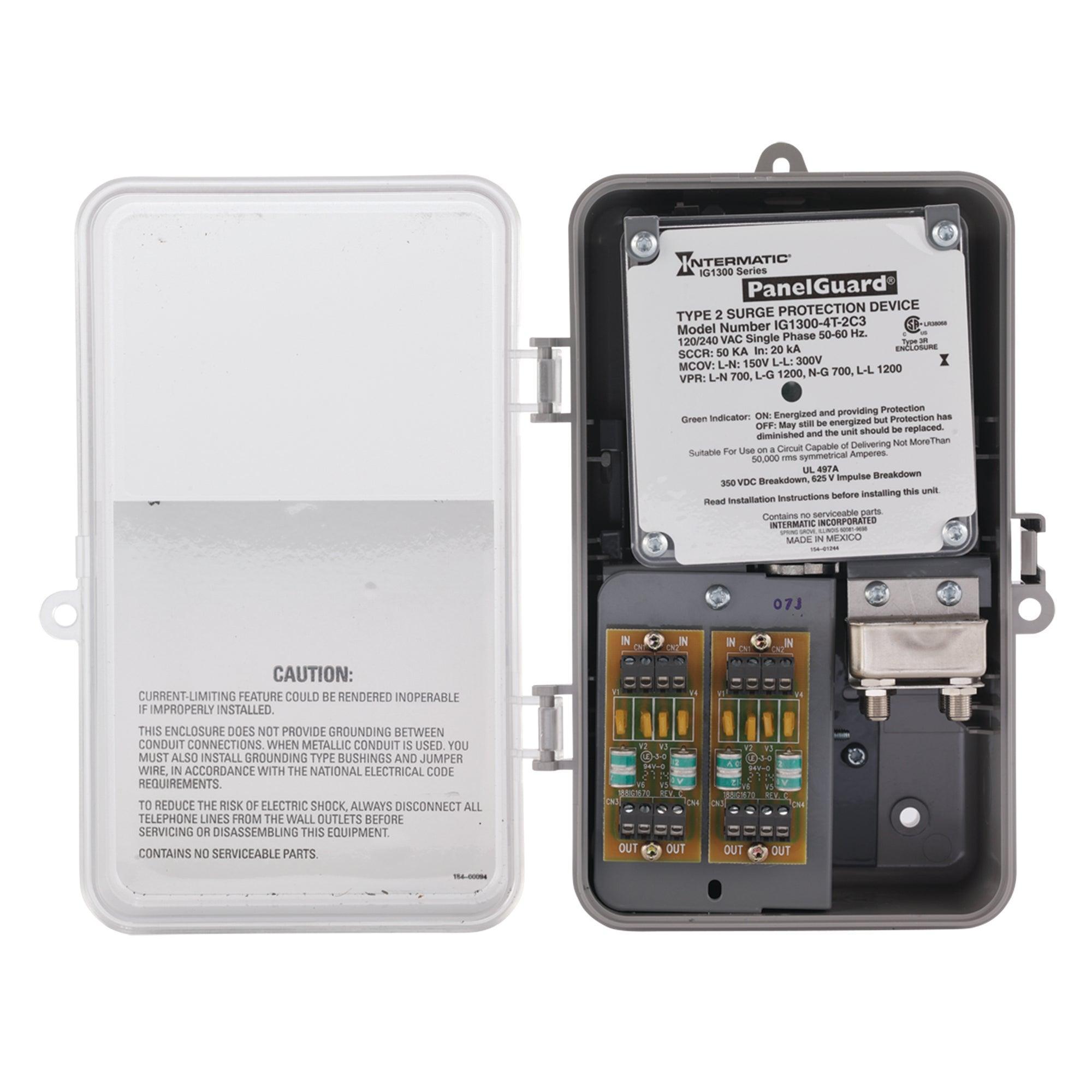 Intermatic® IG1300-4T-2C3 AC Surge Protective Devices