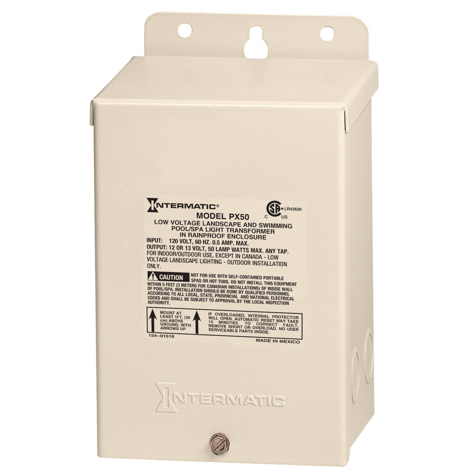 Intermatic® PX50 Low Voltage Lighting Transformers