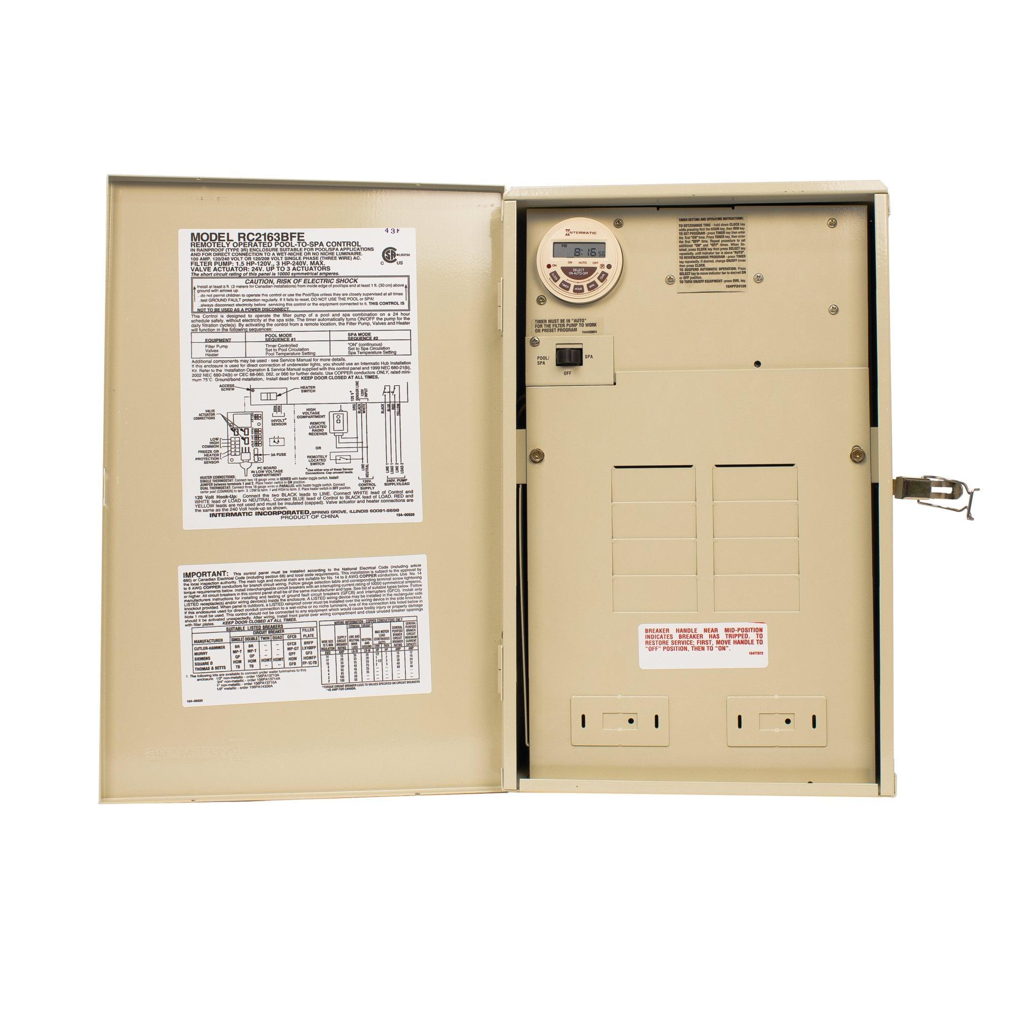 Intermatic® RC2163BFE Pump Control Panels