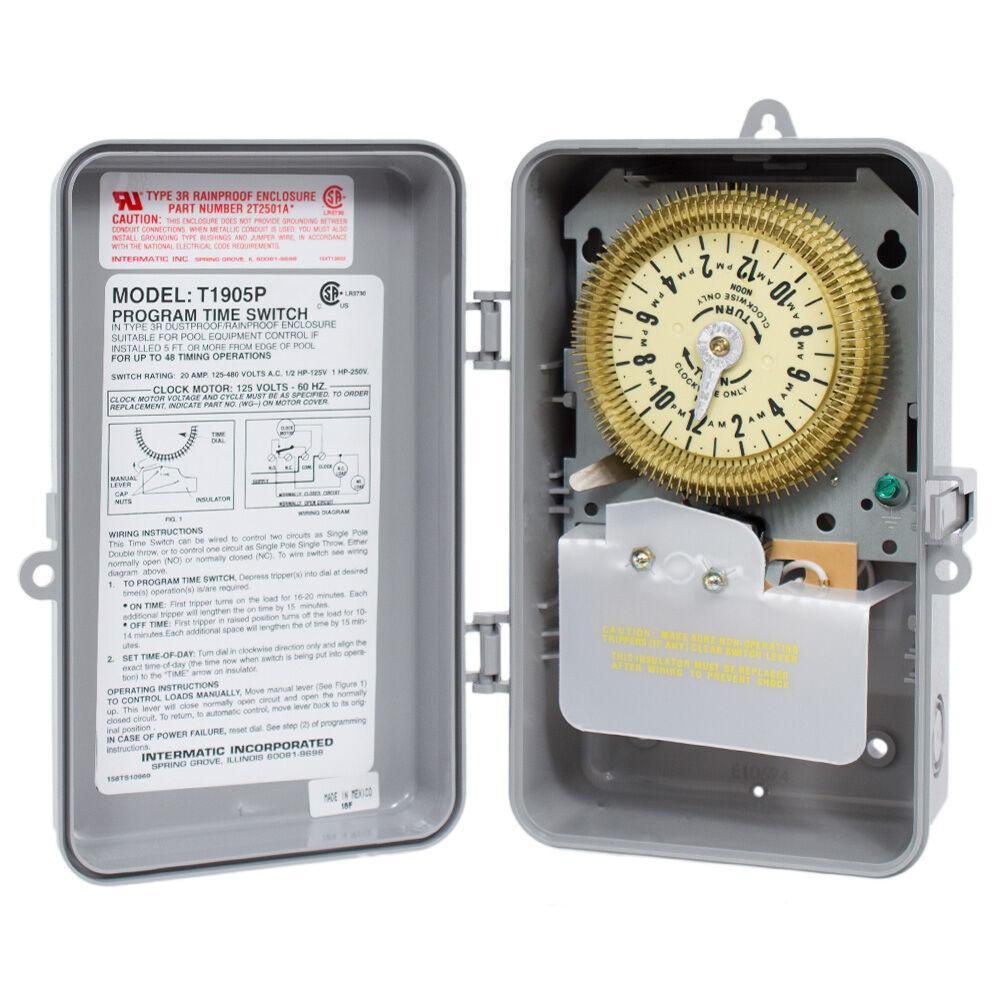 Intermatic® T1905P Mechanical Timers