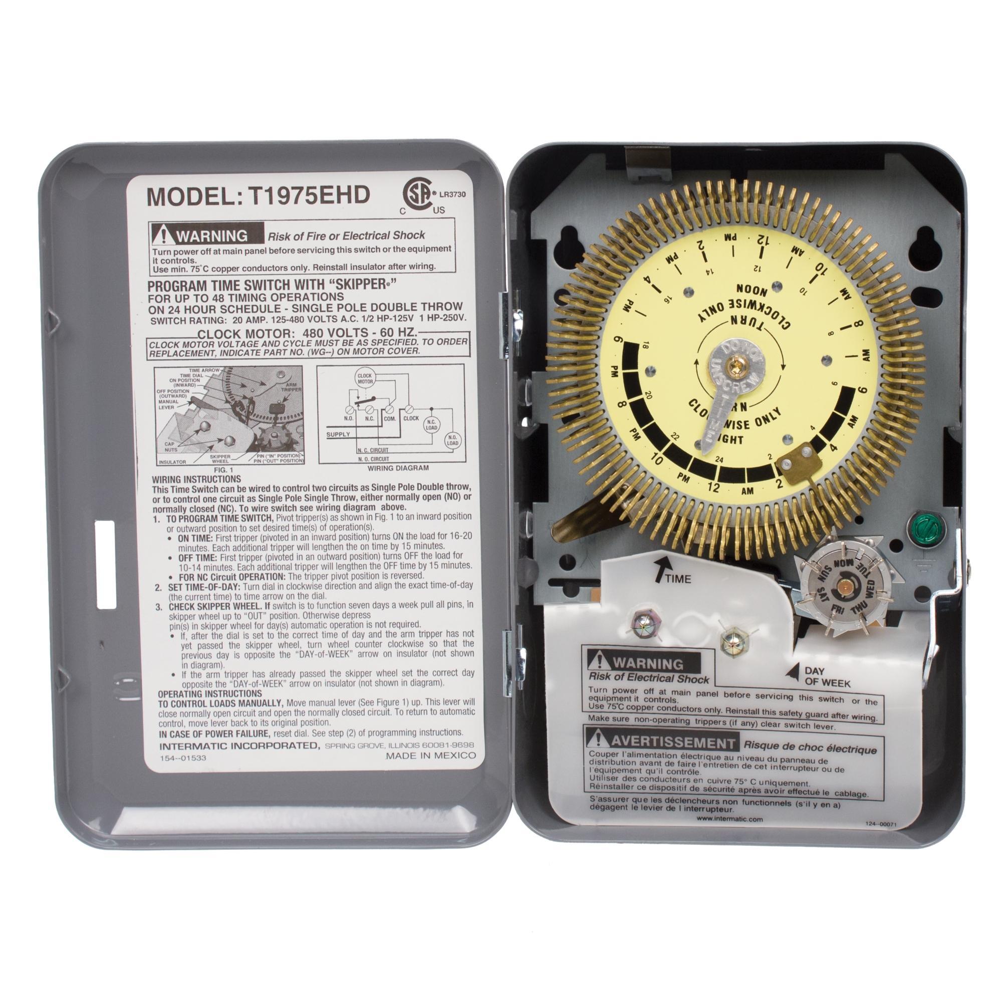 Intermatic® T1975EHD Mechanical Timers