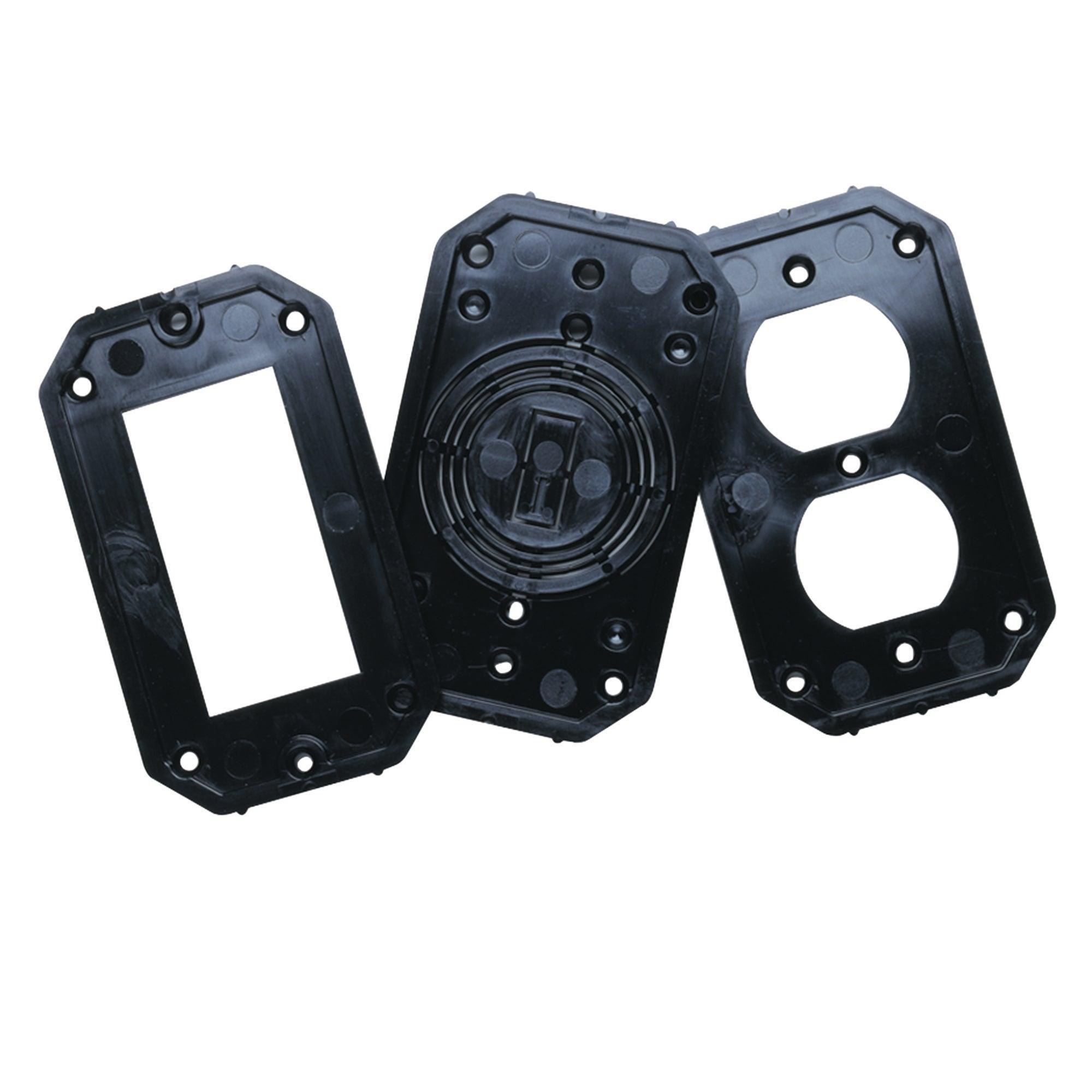 Intermatic® FlexiGuard™ WP17 Weatherproof Cover Insert, 2-1/4 in L x 4-3/4 in W x 6-1/2 in H, For Use With 14 Different Receptacle and Switch, Polycarbonate