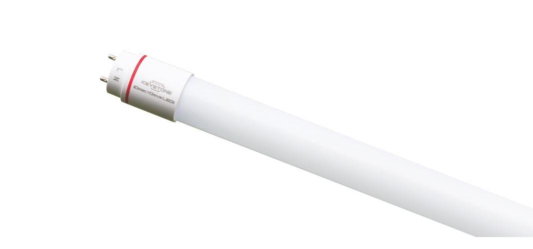 Keystone Technologies KT-LED14.5T8-48GC-840-D-FDIM-CP 800 DirectDrive High-Efficiency Lamp, 14.5 W, G13 Lamp Base, T8 Shape, 1900 Lumens