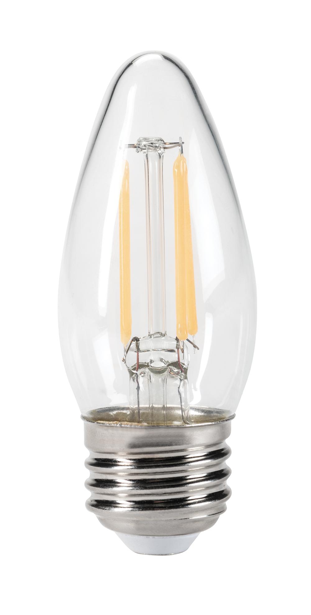 Keystone Technologies KT-LED4FB11-E26-927-C 900 Dimmable Bulb, 4 W, E26 Lamp Base, B11 Shape, 120 V