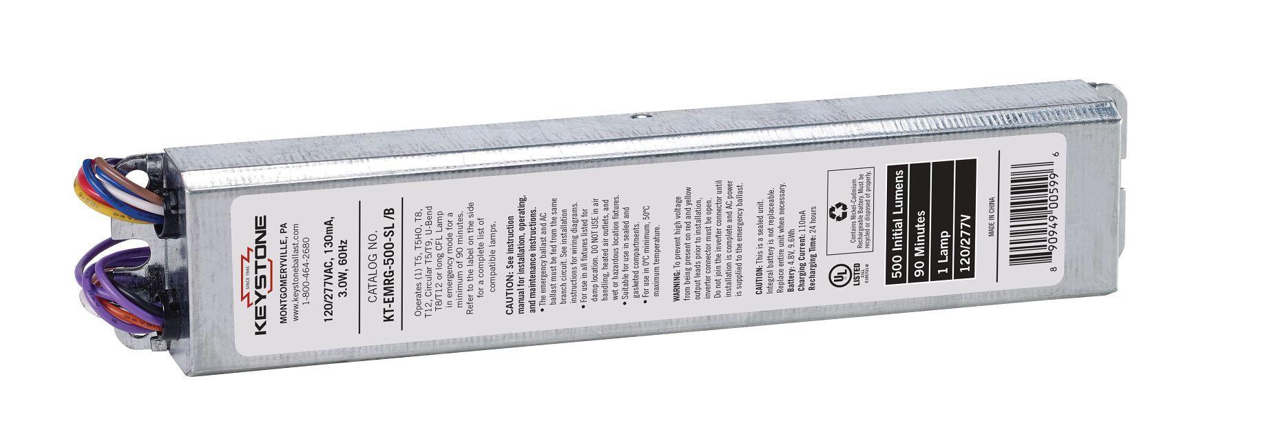 Keystone Technologies KT-EMRG-500-SL -B-DP Fluorescent Emergency Ballasts