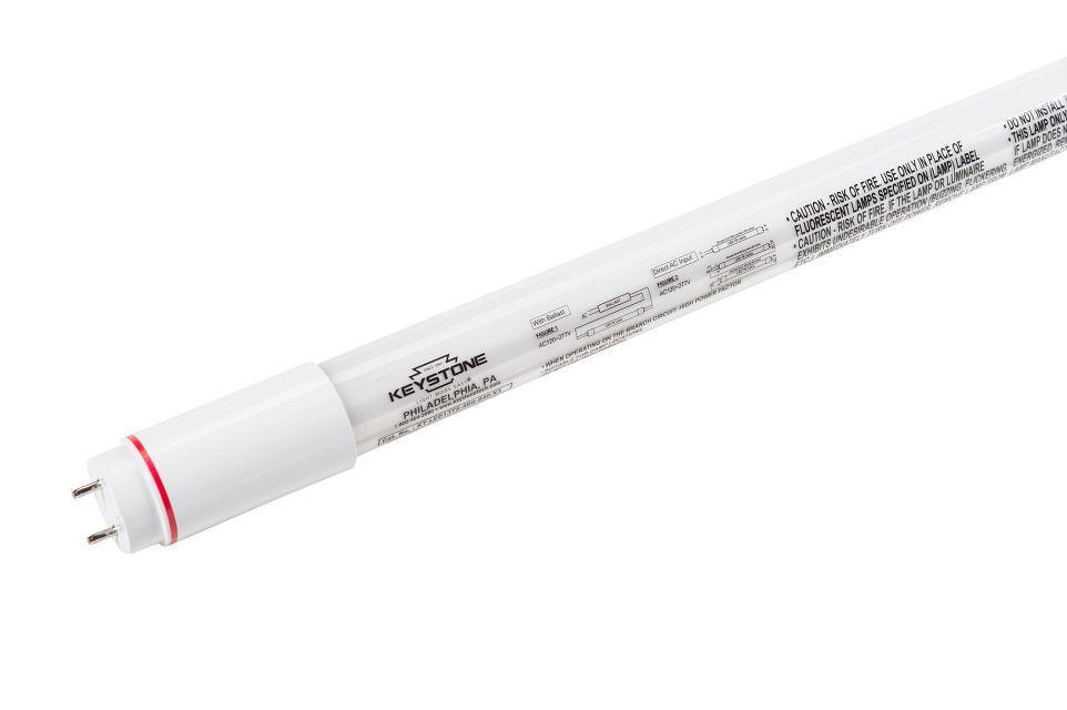 Keystone Technologies KT-LED13T8-48G-840-X3 800 ComboDrive Single and Double Ended Lamp, 13 W, G13 Lamp Base, T8 Shape, 1950 Lumens