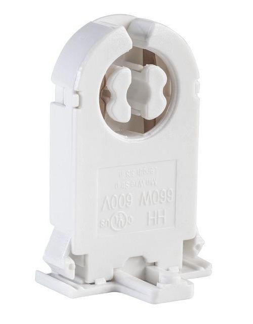 Keystone Technologies KT-SOCKET-T8-U-T Tall Non-Shunted Socket, LED Lamp