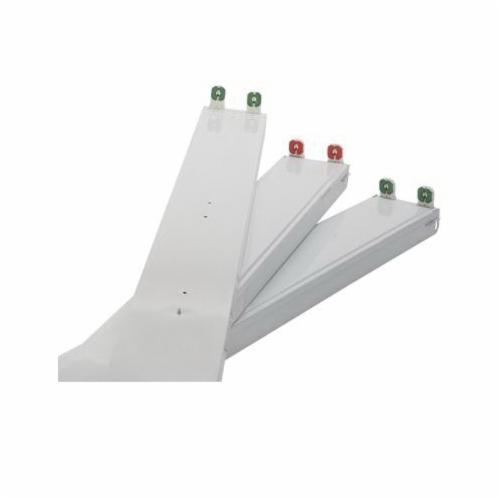 Keystone Technologies KT-DDSLEDT8-8-4L-DP Direct Drive T8 Strip Light Fixture, (4) Lamp, Painted White Housing