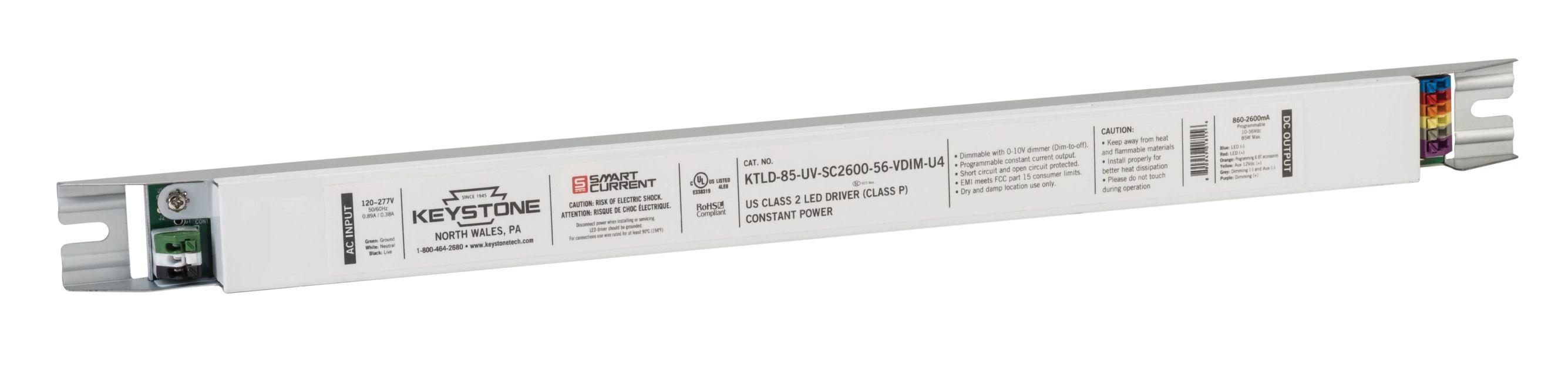 Keystone Technologies KTLD-85-UV-SC2600-56-VDIM-U4-CP LED Drivers
