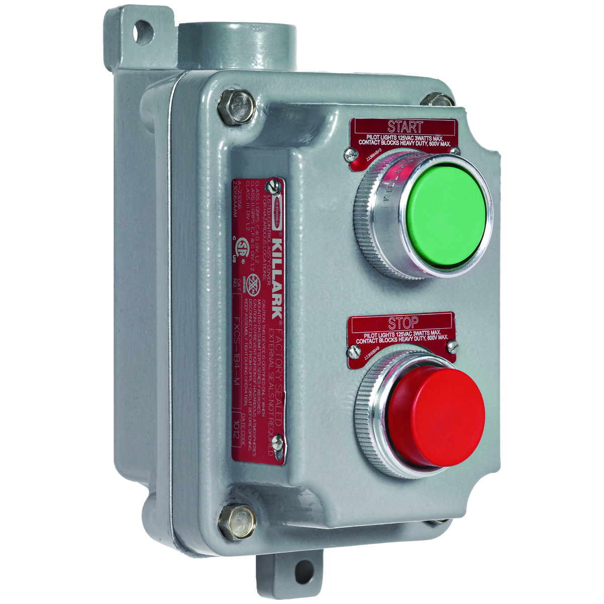 Killark® FXCS-2B4-M Pushbutton Control Stations