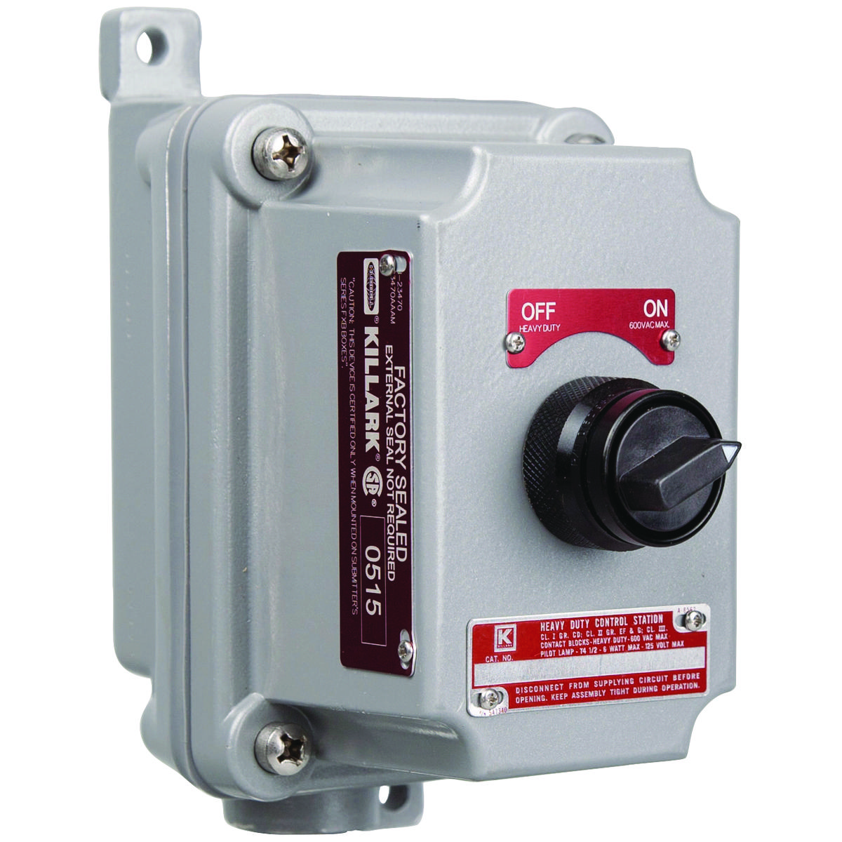 Killark® FXCS-1S2A5 Selector Switch Control Stations