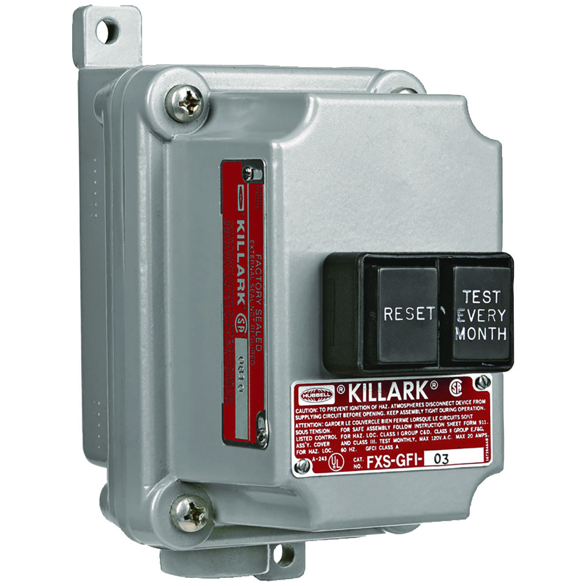 Killark® FXS-GFI-1020 Pushbutton Control Stations