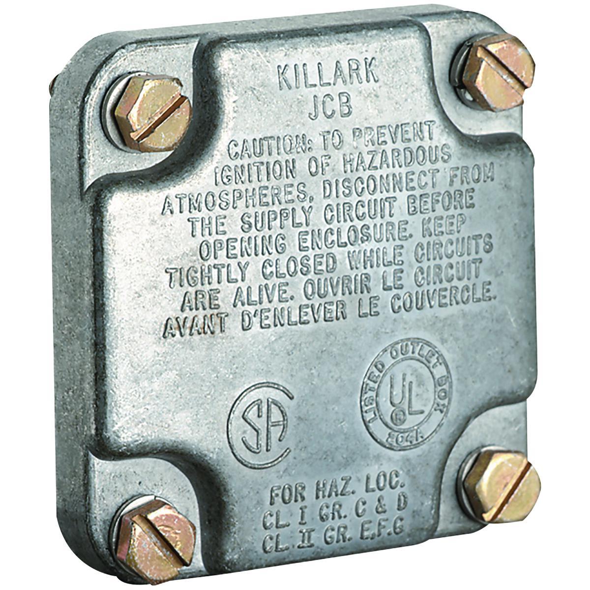 Killark® JCB Conduit Device-Outlet Box Covers